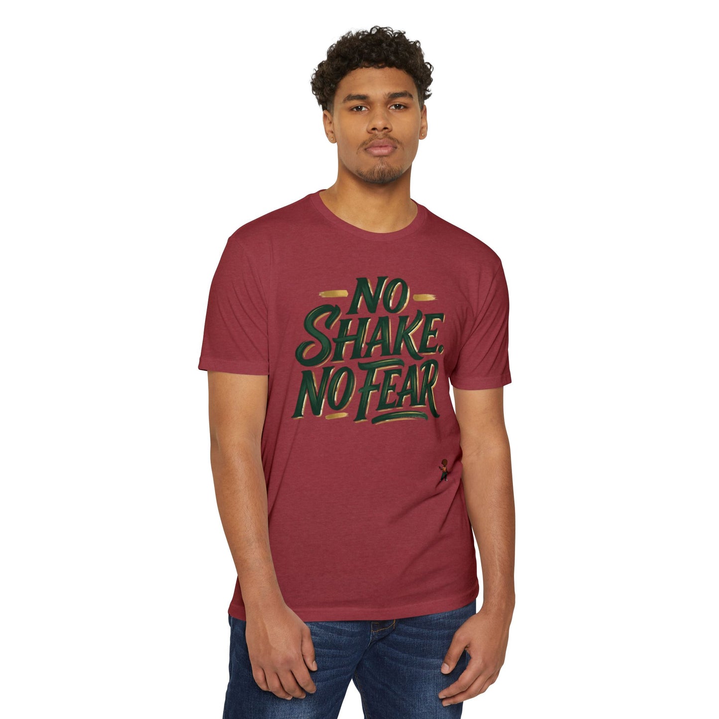No Shake No Fear T-Shirt — Motivational Casual Tee