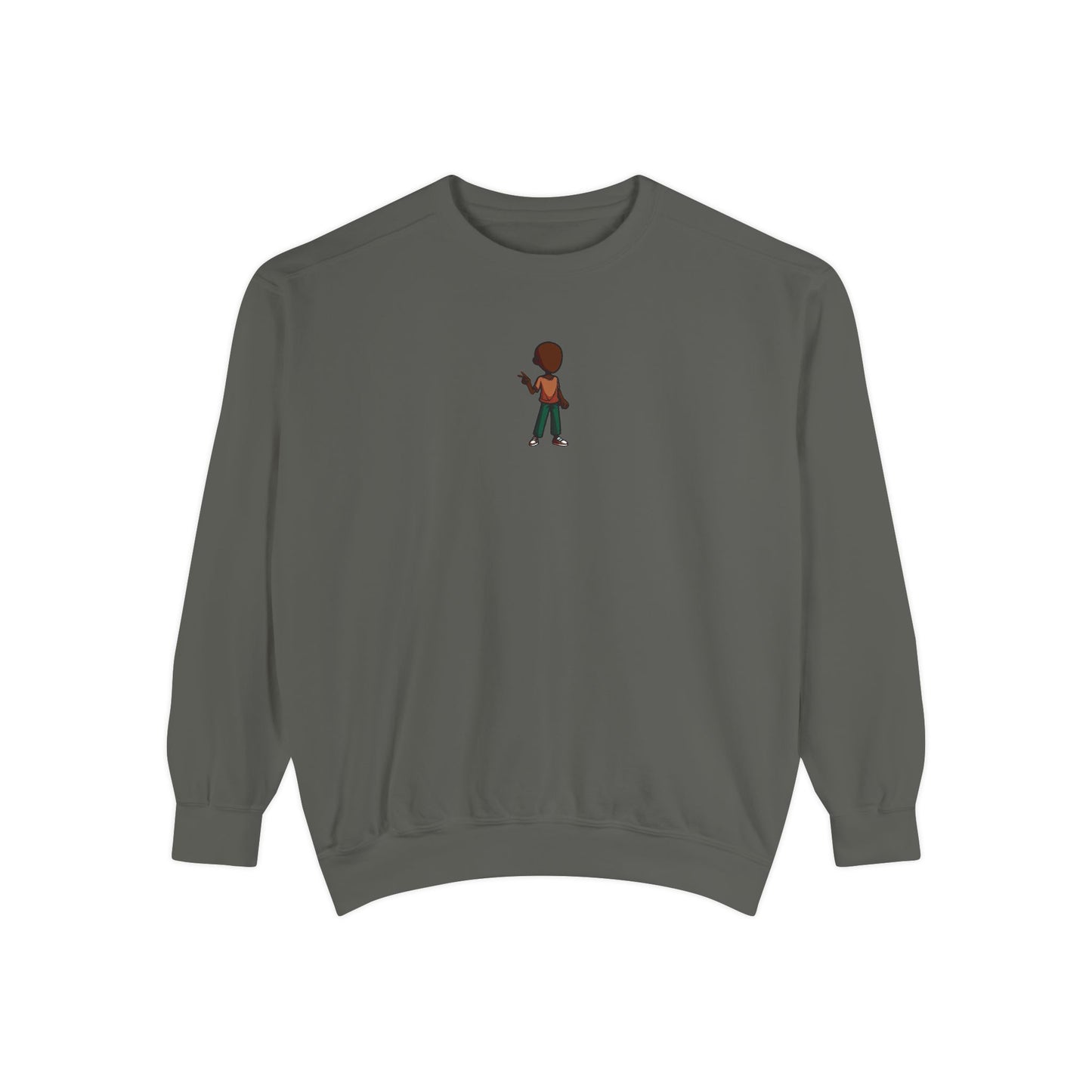 Sweatshirt — Little Guitarist Illustration Crewneck