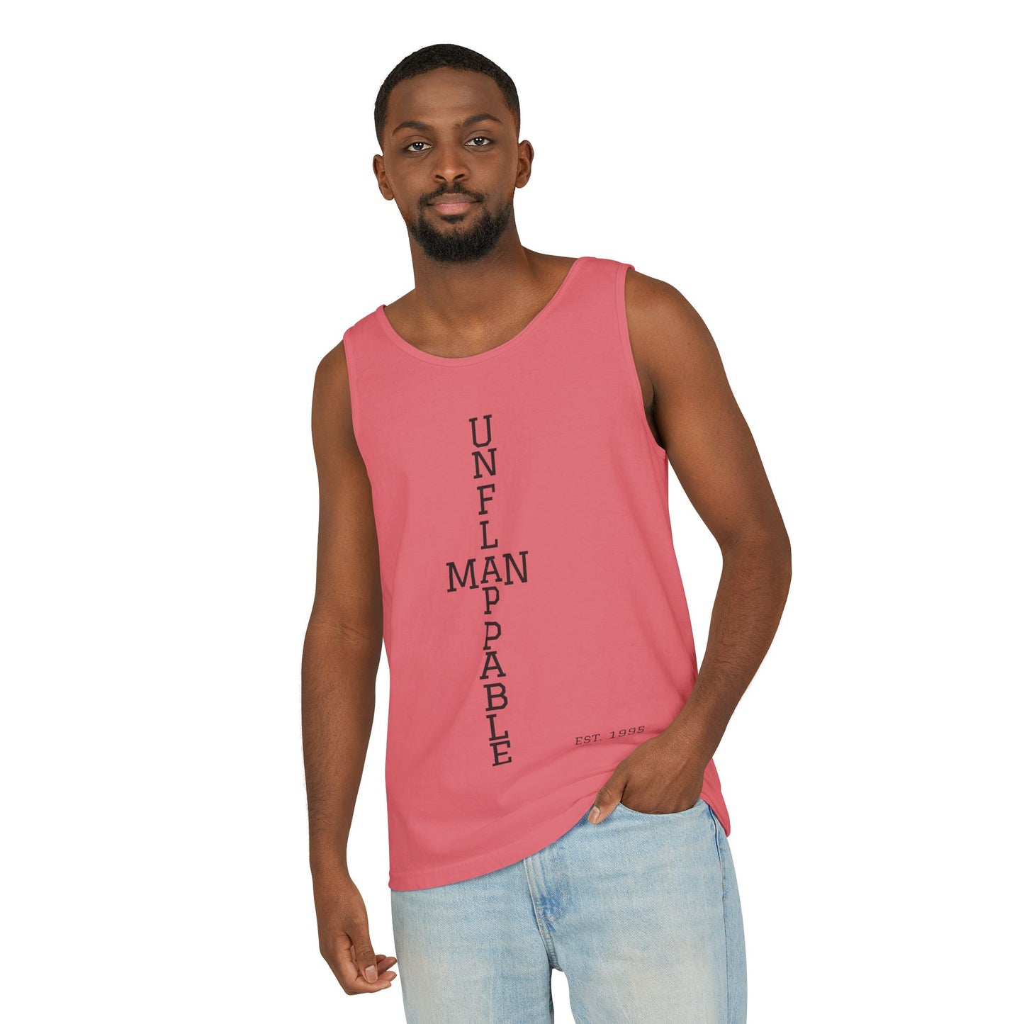 Unisex Inspirational Tank Top - Unflappable, Summer Apparel, Vacation Wear, Casual Gift, Fitness Gear