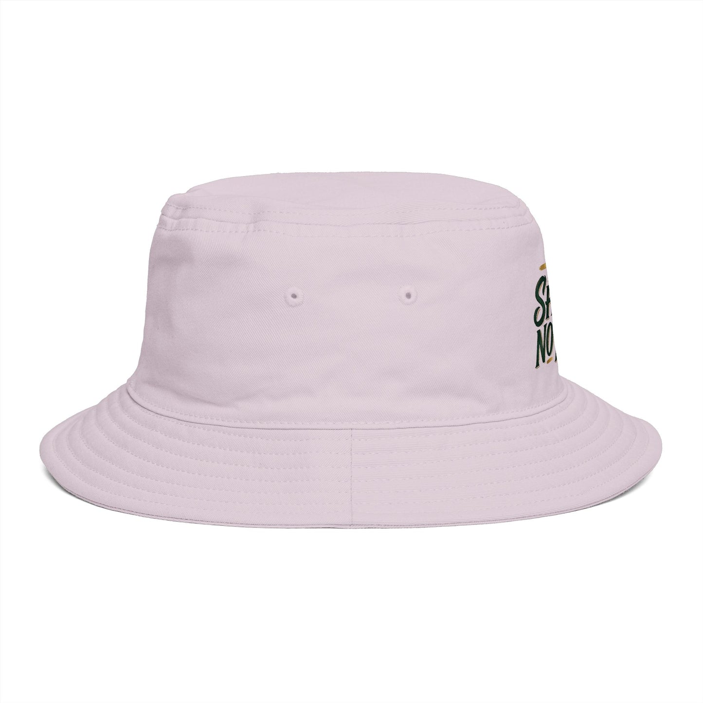 No Shake No Fear Bucket Hat — Retro Motivational Outdoor Bucket Hat