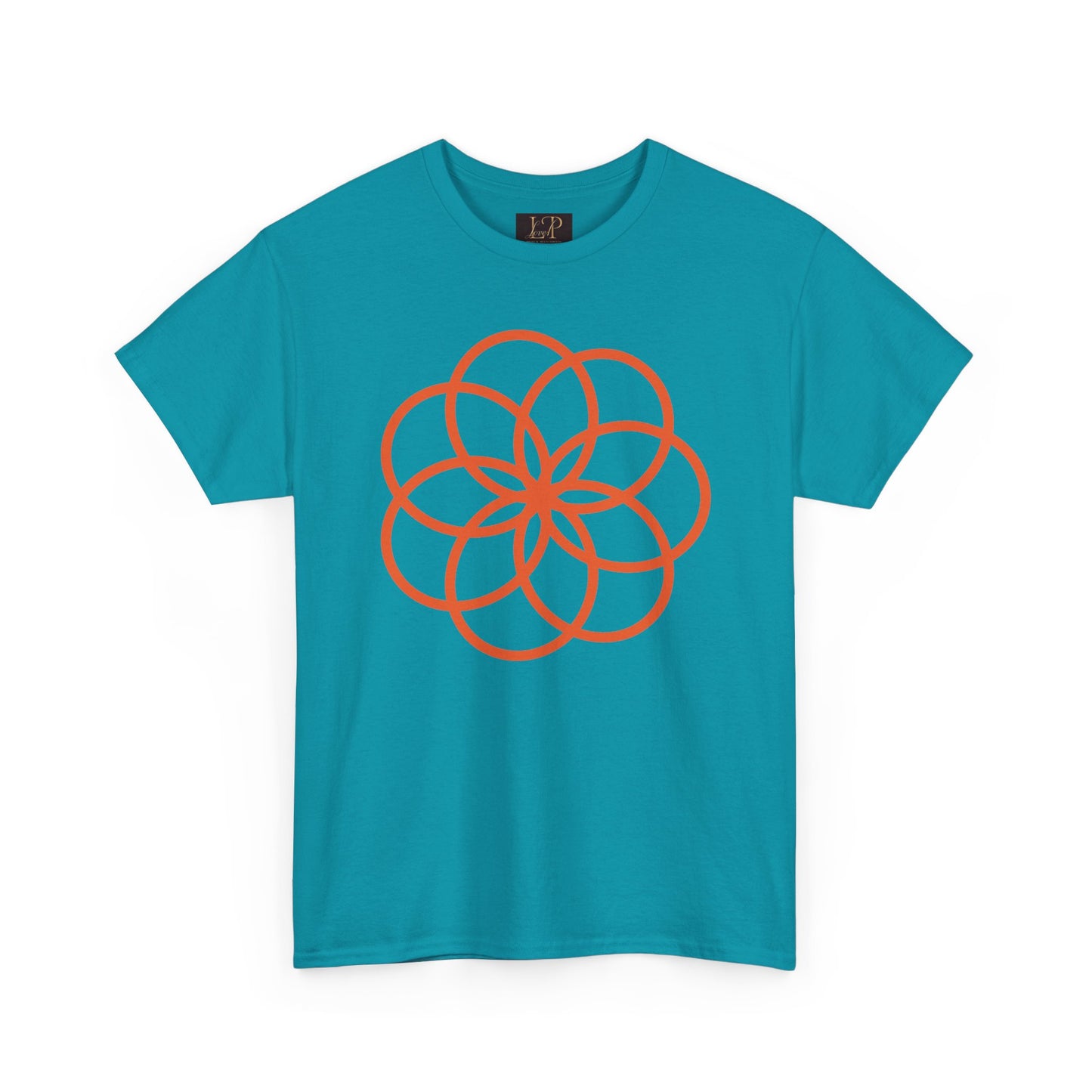 Flower Power Unisex Heavy Cotton Tee - Casual Graphic Shirt for Everyday Wear