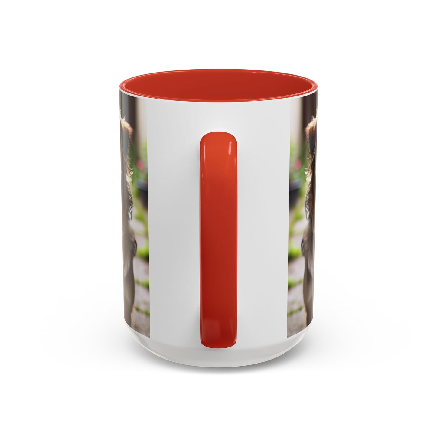 Happy Dog Graphic Accent Coffee Mug | Perfect for Pet Lovers