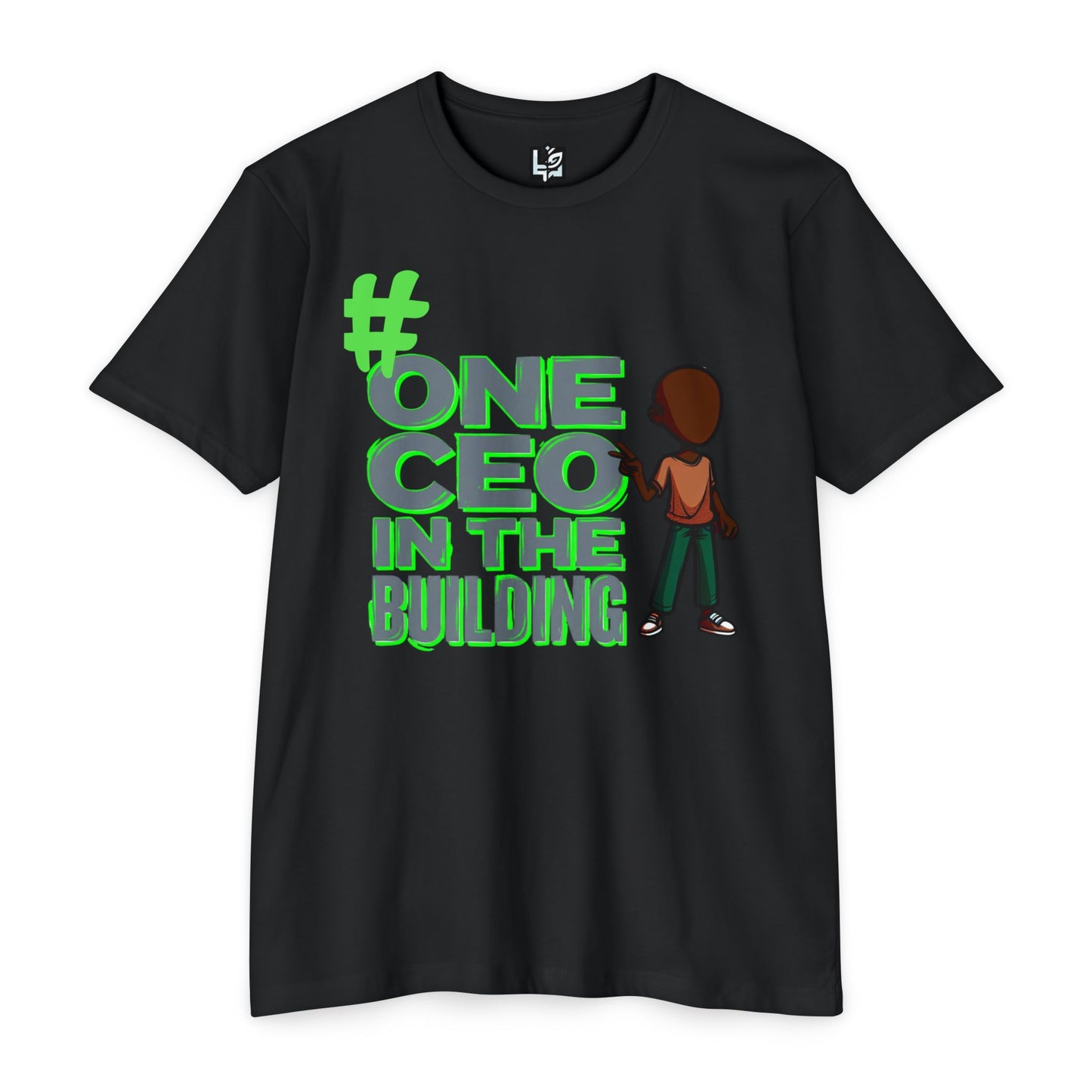 #One CEO In The Building Graphic T-Shirt — Kid/Youth Entrepreneur Tee