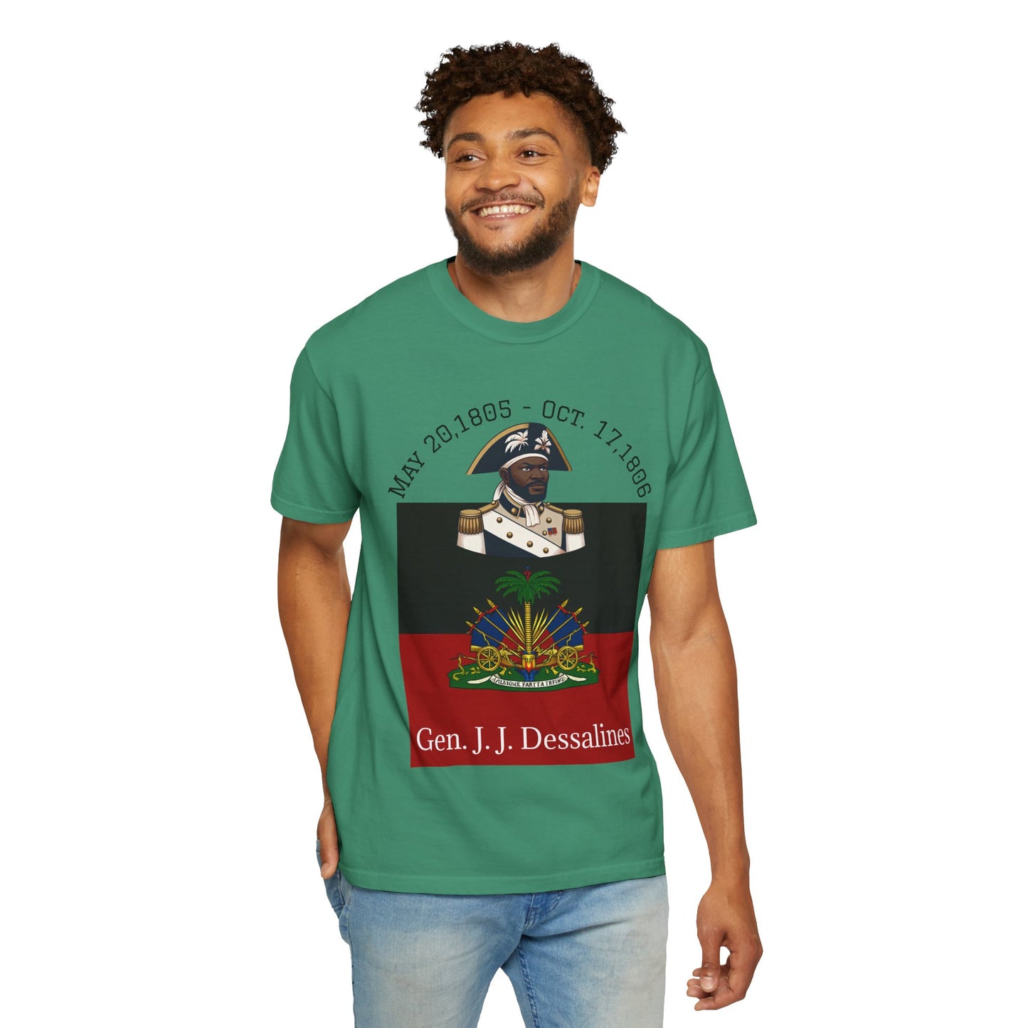 Gen. J.J. Dessalines T-Shirt, Historical Figure Tee, Haitian Revolution Apparel, Unisex Cotton Tee, Gift for History Buffs, Casual [...]