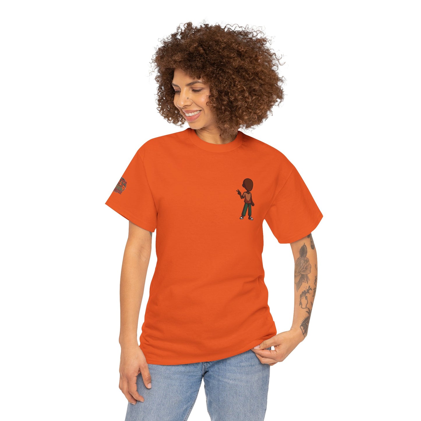 Mini Guitarist Tee — Cute Retro Kid Playing Guitar Graphic T-Shirt