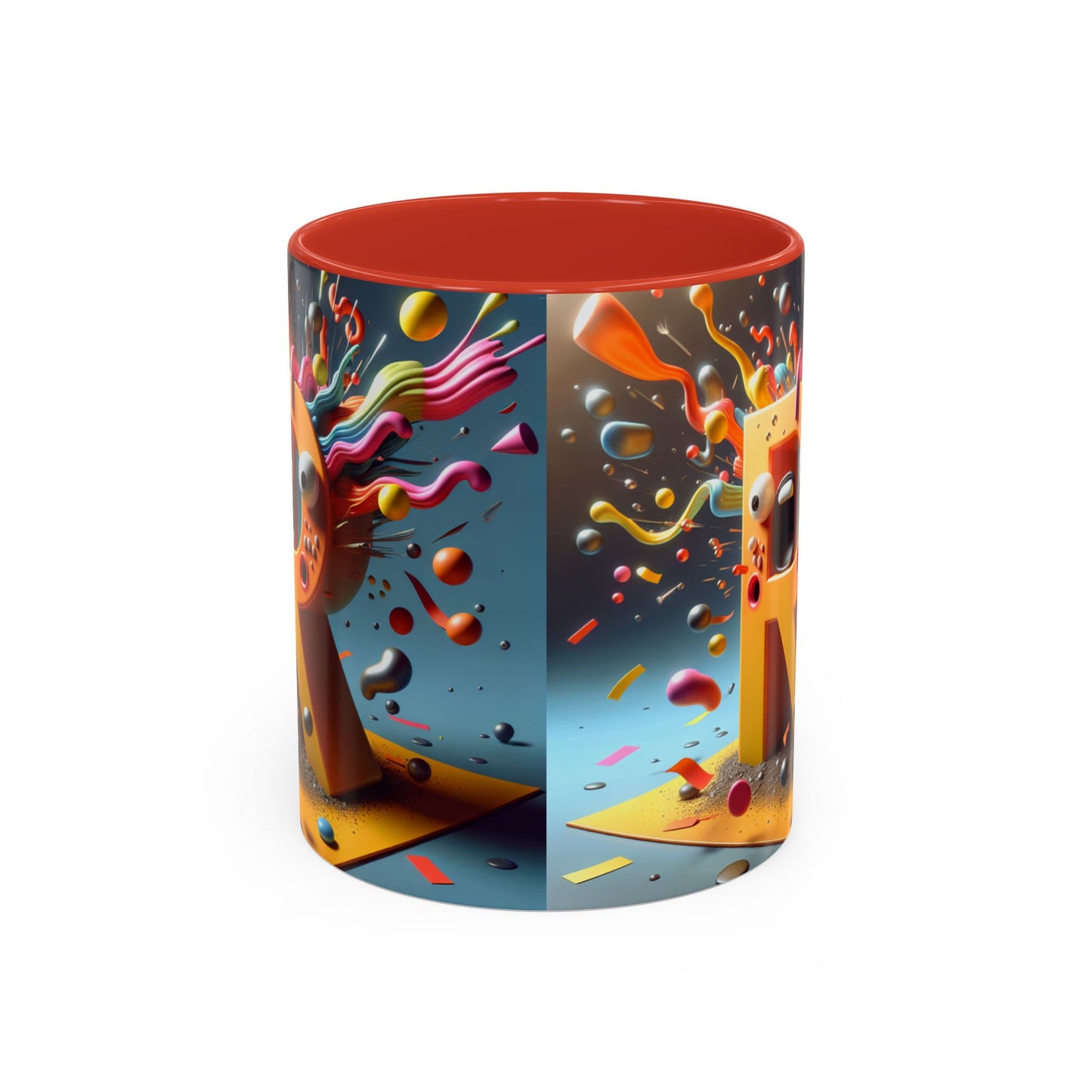 Colorful Artistic Accent Coffee Mug - 11oz & 15oz - Perfect for Creative Souls & Gift Giving