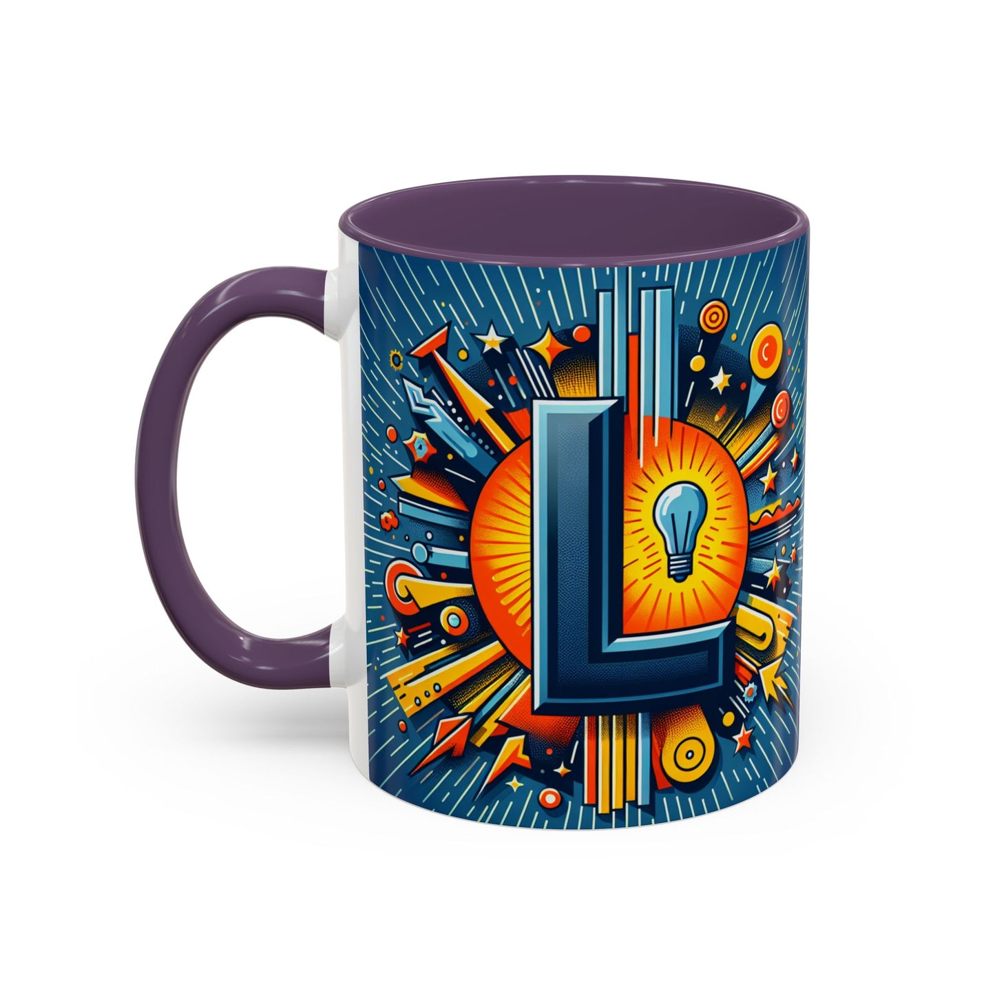 Creative Light Bulb Accent Coffee Mug – Perfect Gift for Innovators