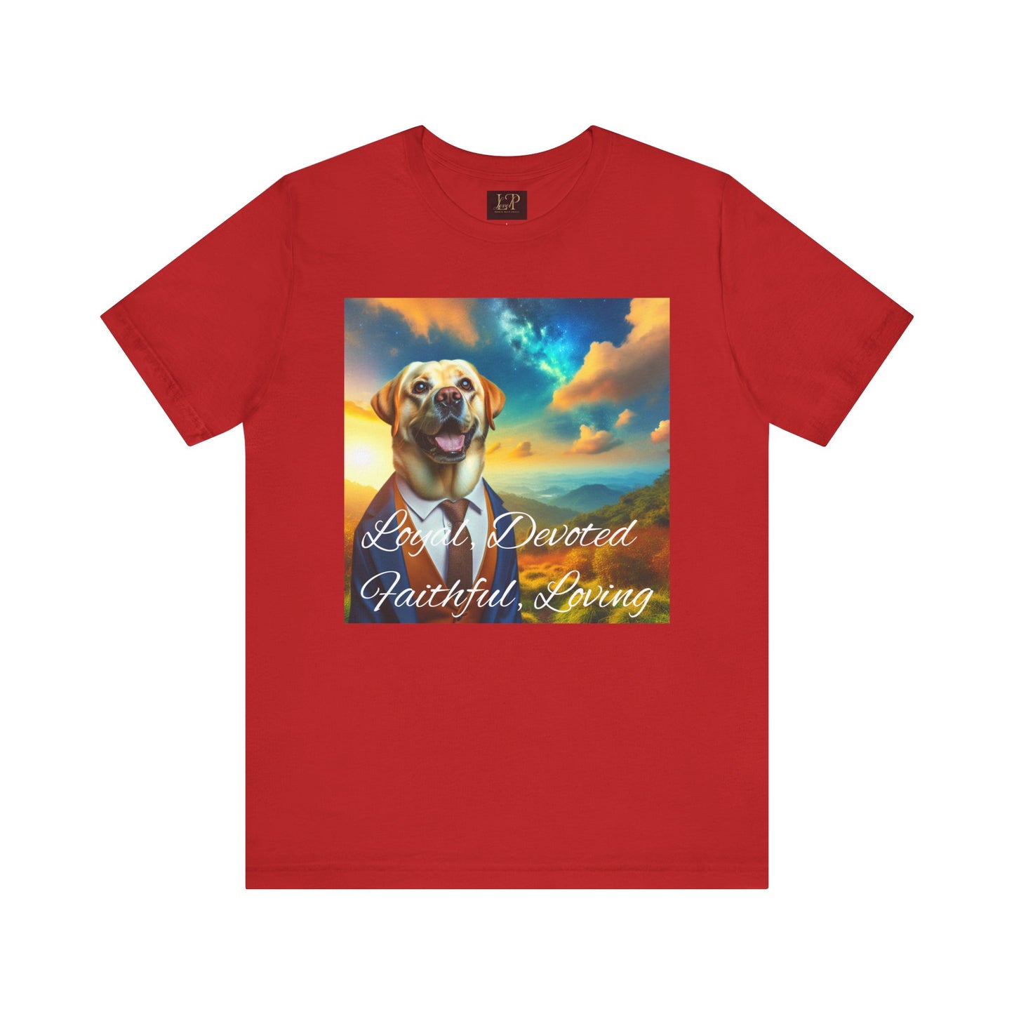 Labrador Love Unisex Jersey Tee - Devoted & Faithful Design
