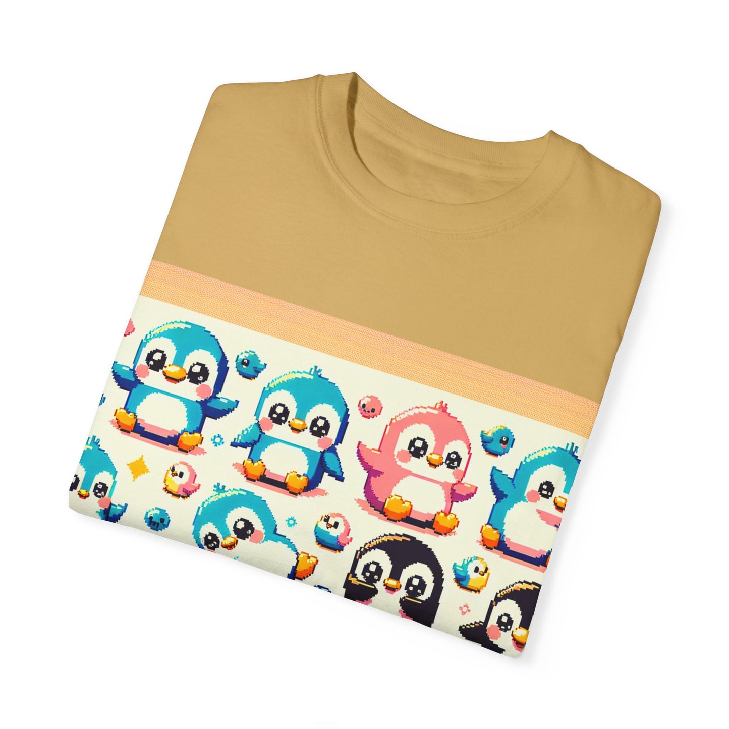 Cute Penguin Graphic Unisex T-shirt - Fun & Colorful Summer Tee