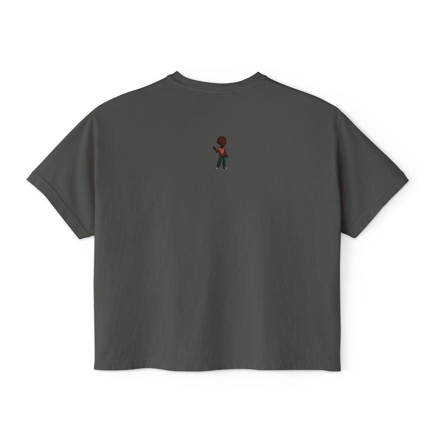 Only Good Vibes Boxy Tee — Women's Positive Graphic Crop T-Shirt