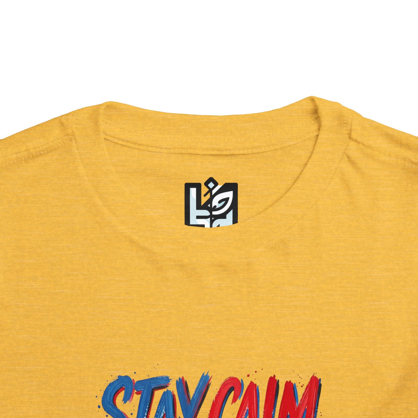 Toddler Tee — "Stay Calm, Stay Powerful" Graphic