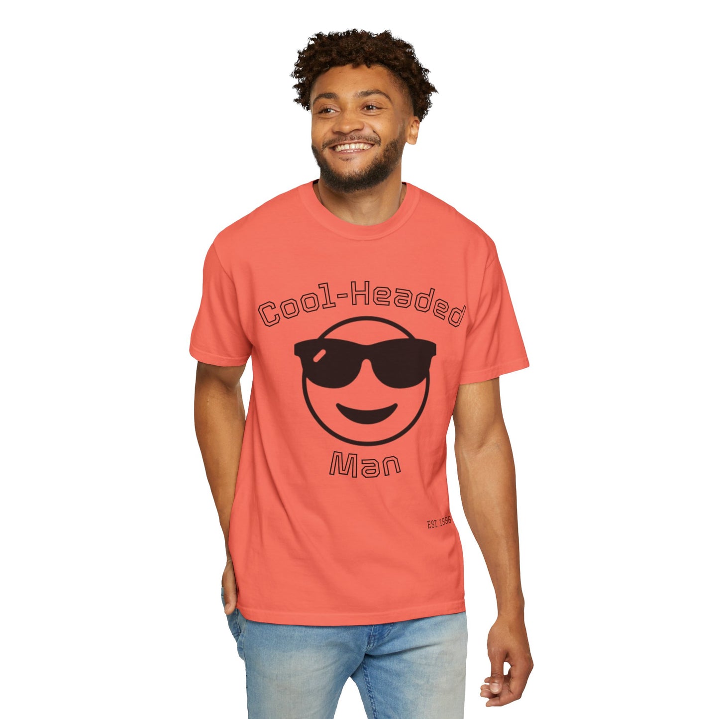 Cool-Headed Unisex T-Shirt, Funny Graphic Tee for Men, Cool Guy Gift, Summer Outfit, Casual Wear, Birthday Presents