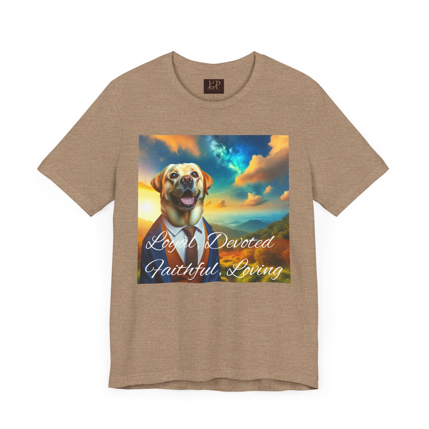 Labrador Love Unisex Jersey Tee - Devoted & Faithful Design