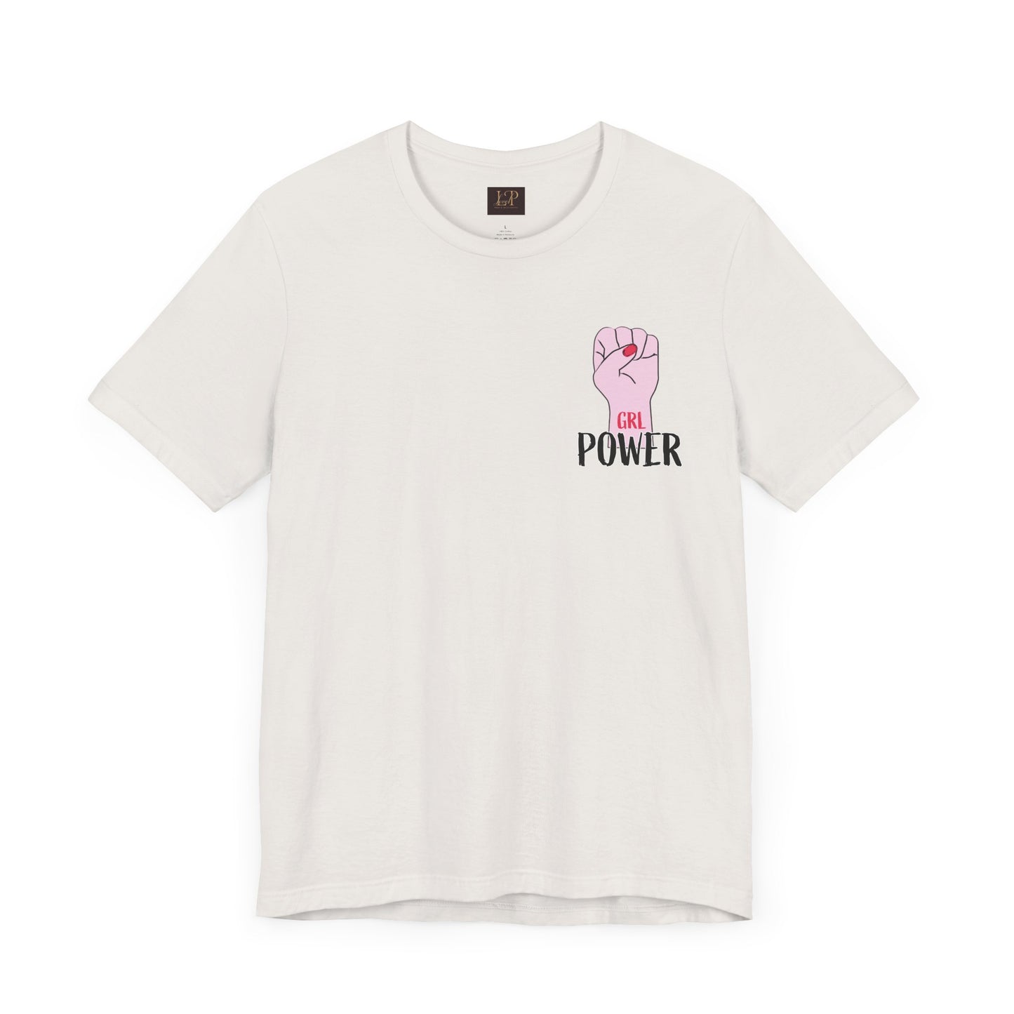 GRL POWER Unisex Jersey Short Sleeve Tee - Empowerment T-Shirt for Women