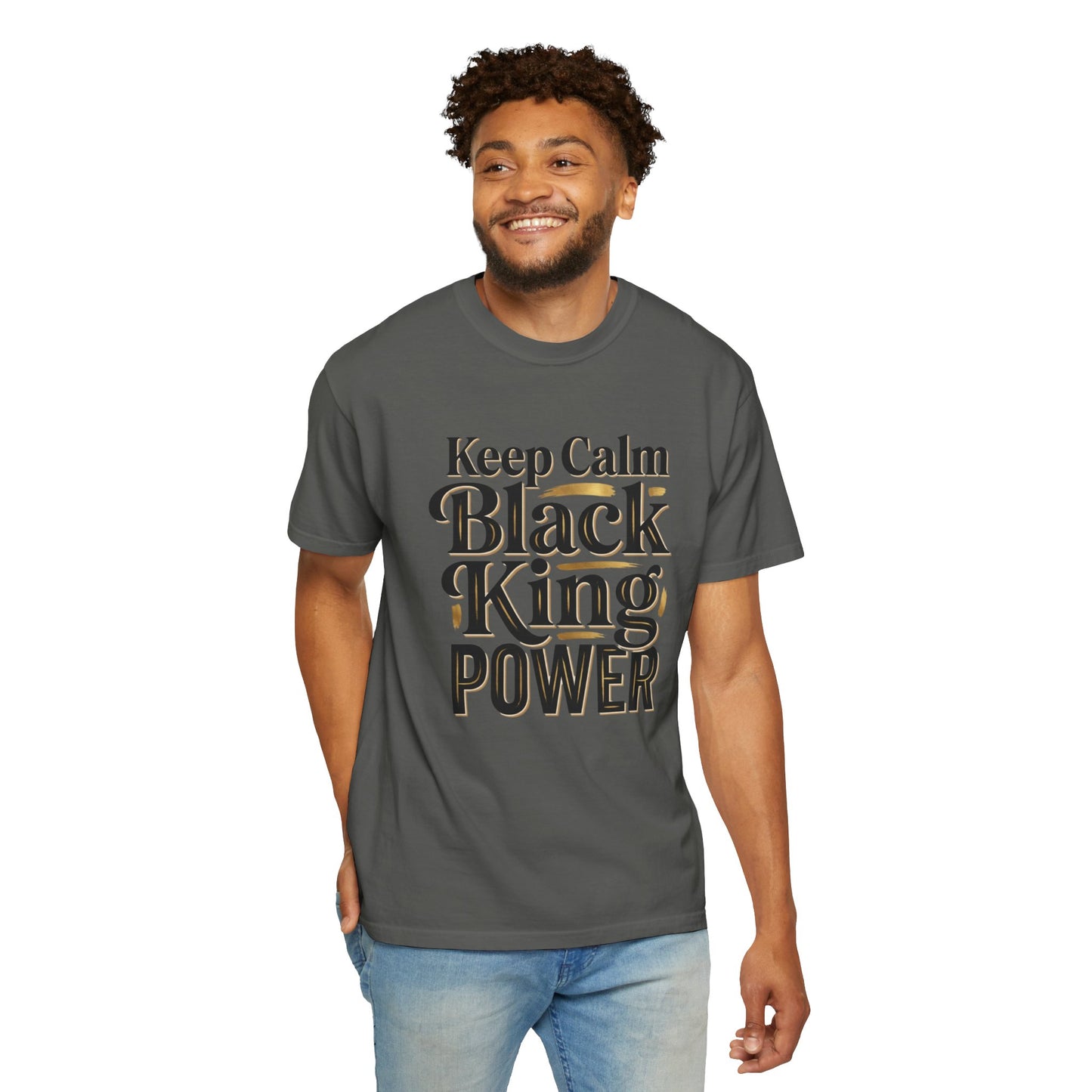 Keep Calm Black King Power T‑Shirt
