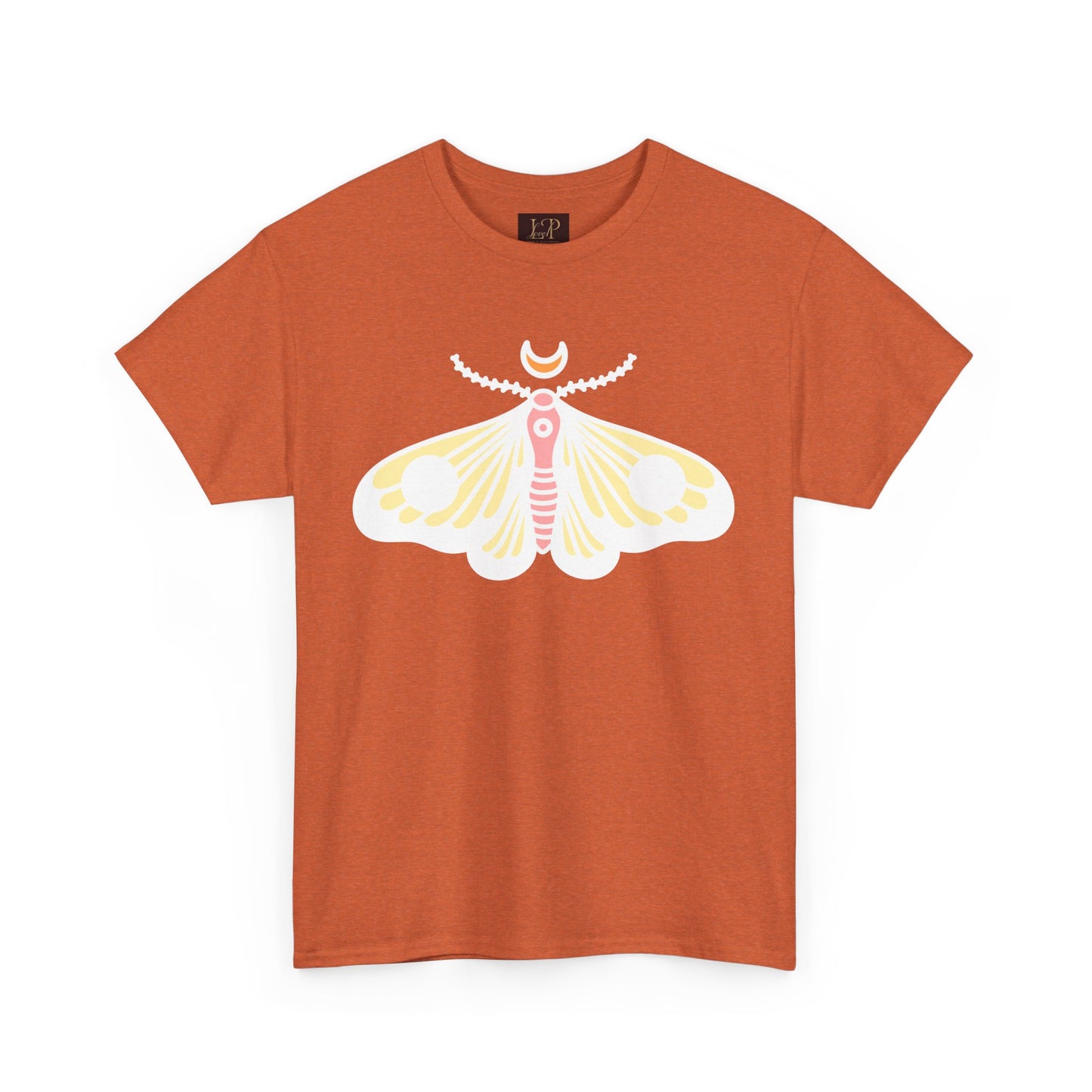 Dreamy Moth Unisex Heavy Cotton Tee - Soft & Stylish