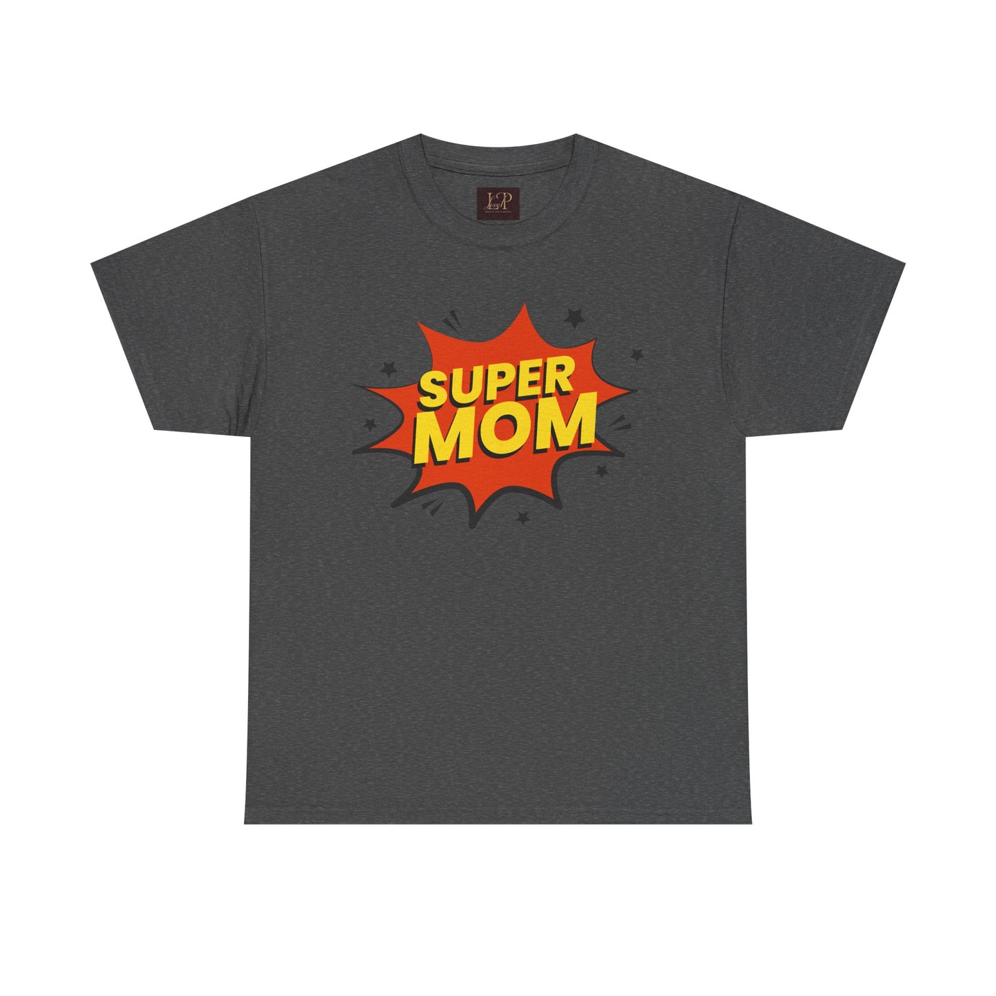 Super Mom Unisex Heavy Cotton Tee - Perfect Gift for Mother's Day