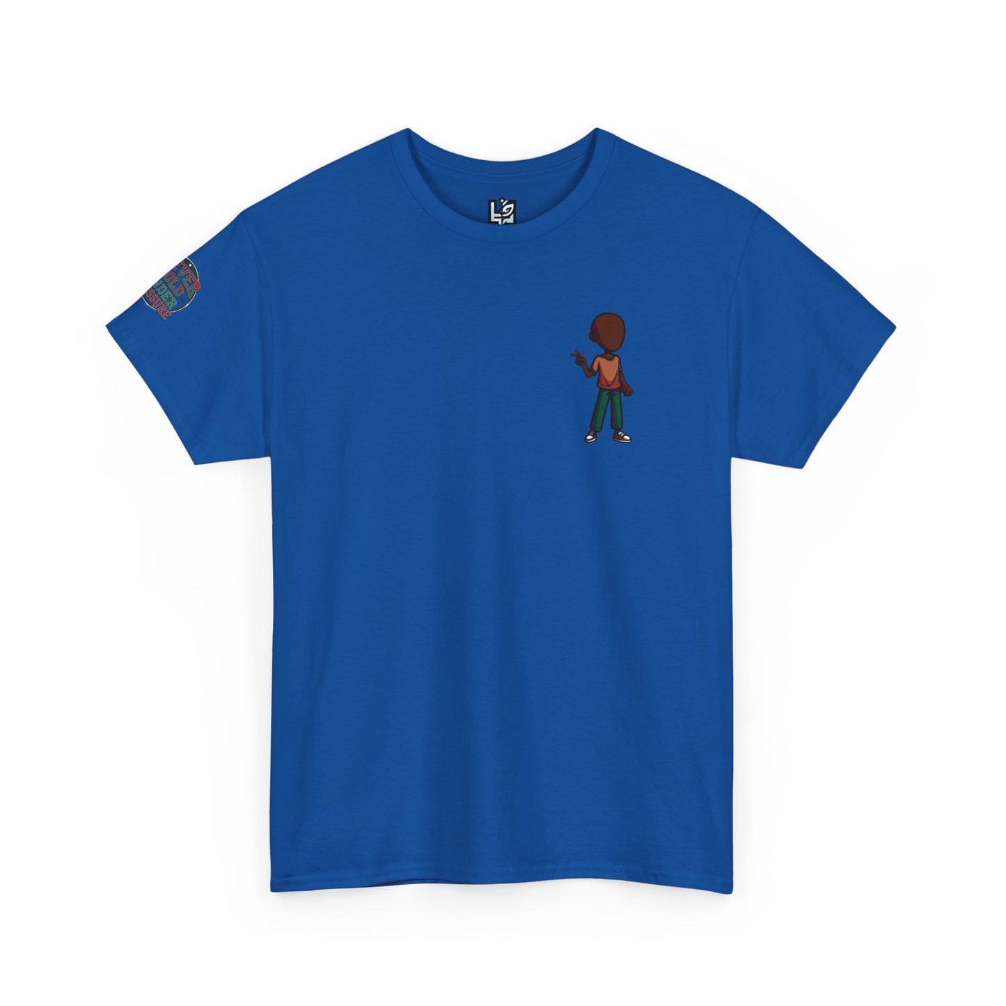 Mini Guitarist Tee — Cute Retro Kid Playing Guitar Graphic T-Shirt