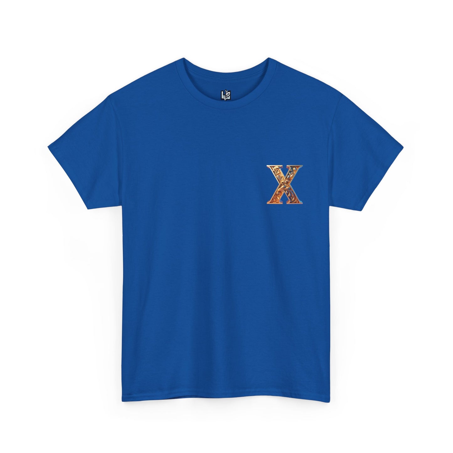 Unisex Heavy Cotton Tee - Stylish 'X' Graphic Shirt for Everyday Wear