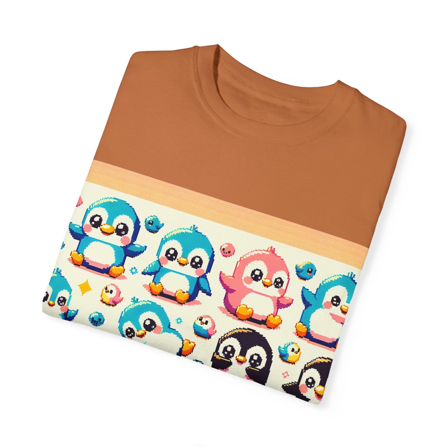 Cute Penguin Graphic Unisex T-shirt - Fun & Colorful Summer Tee