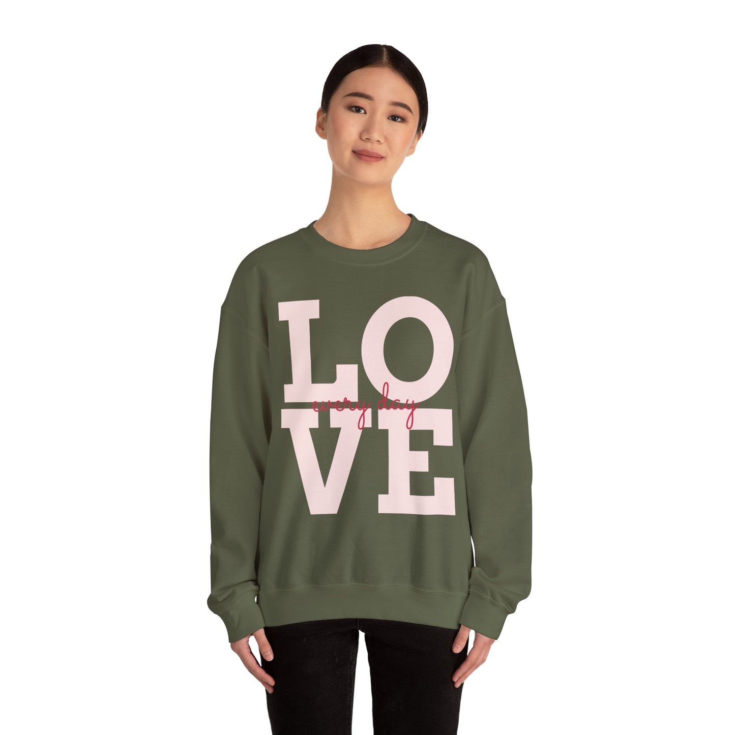 Love Every Day Unisex Crewneck Sweatshirt