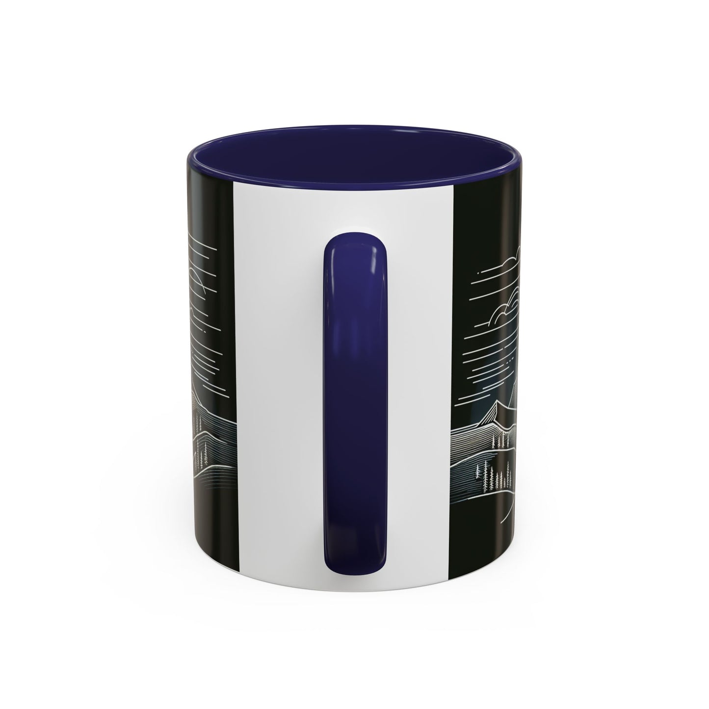 Mountain Landscape Accent Coffee Mug - Nature Inspired 11 & 15oz