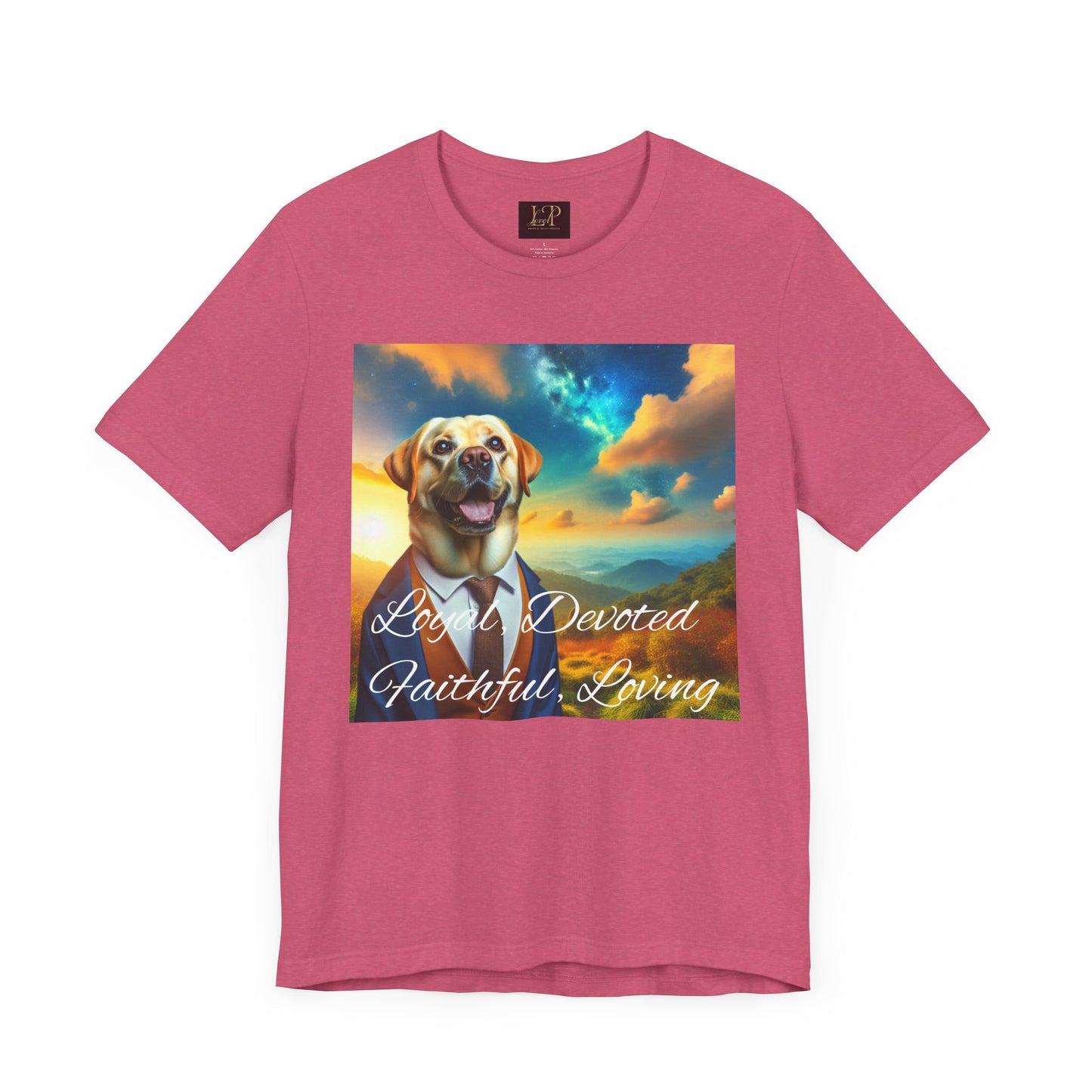 Labrador Love Unisex Jersey Tee - Devoted & Faithful Design