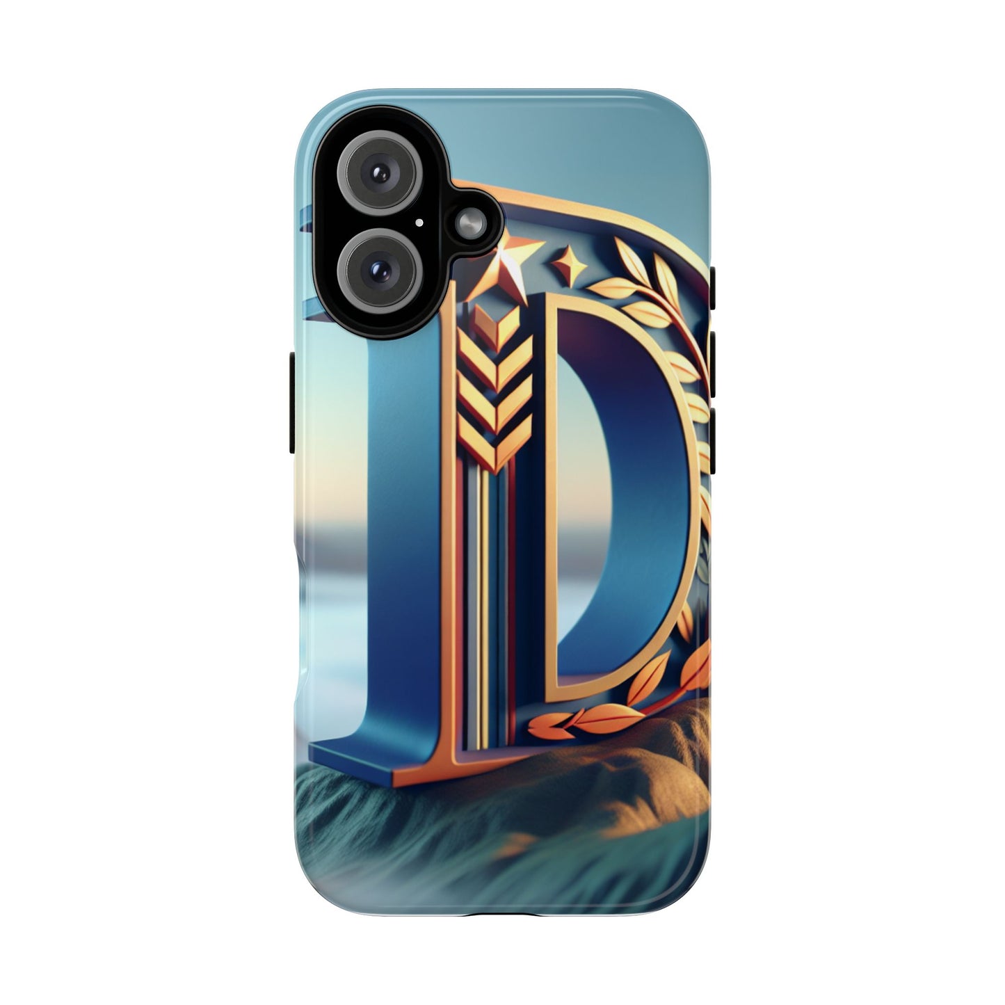 Sleek Personalized Phone Case with Initial Design - Stylish Protection for Everyday Use