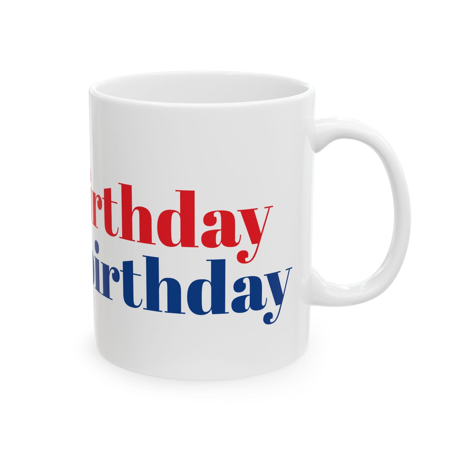 Happy Birthday Ceramic Mug - 11oz & 15oz - Celebrate in Style