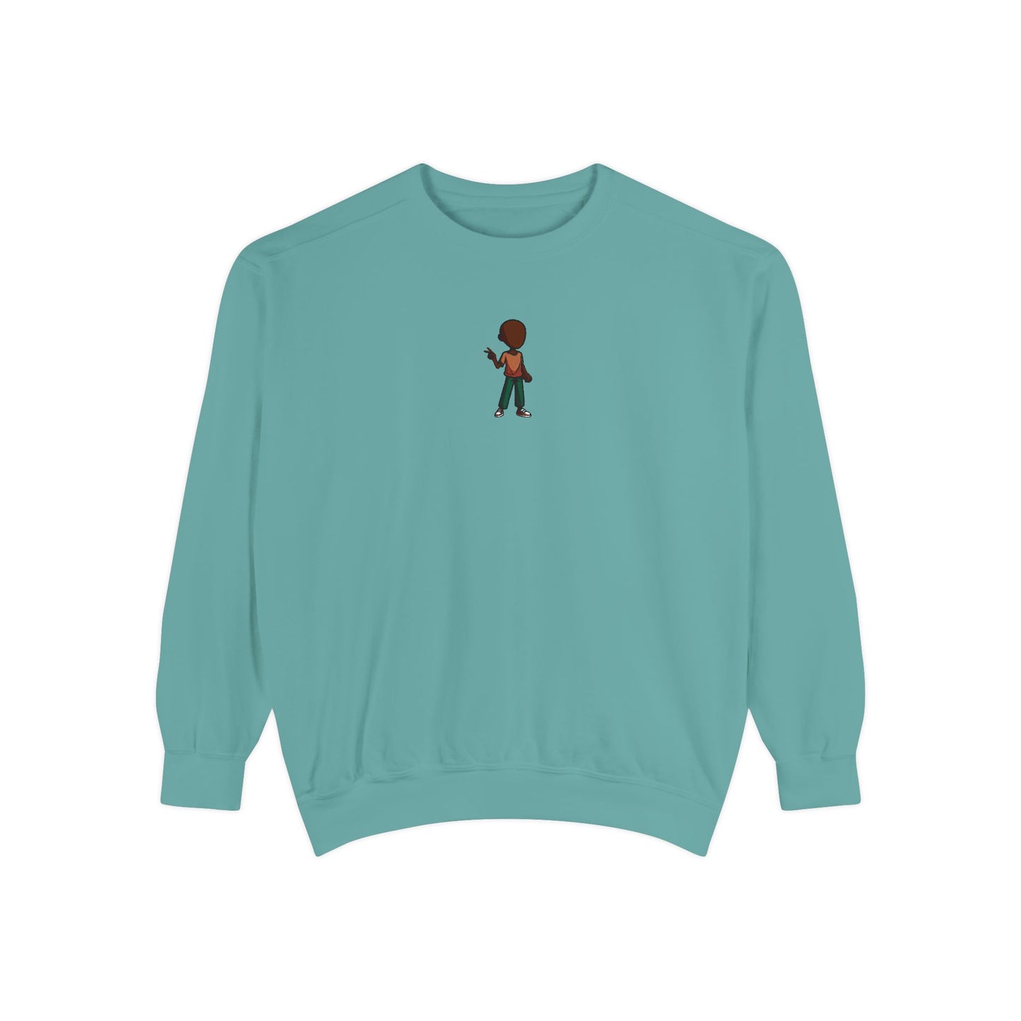 Sweatshirt — Little Guitarist Illustration Crewneck