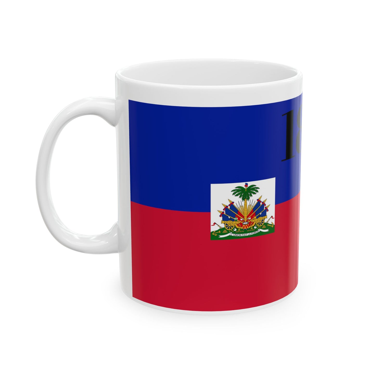 Haitian Flag Ceramic Mug - 11oz & 15oz - Celebrate Haitian Heritage