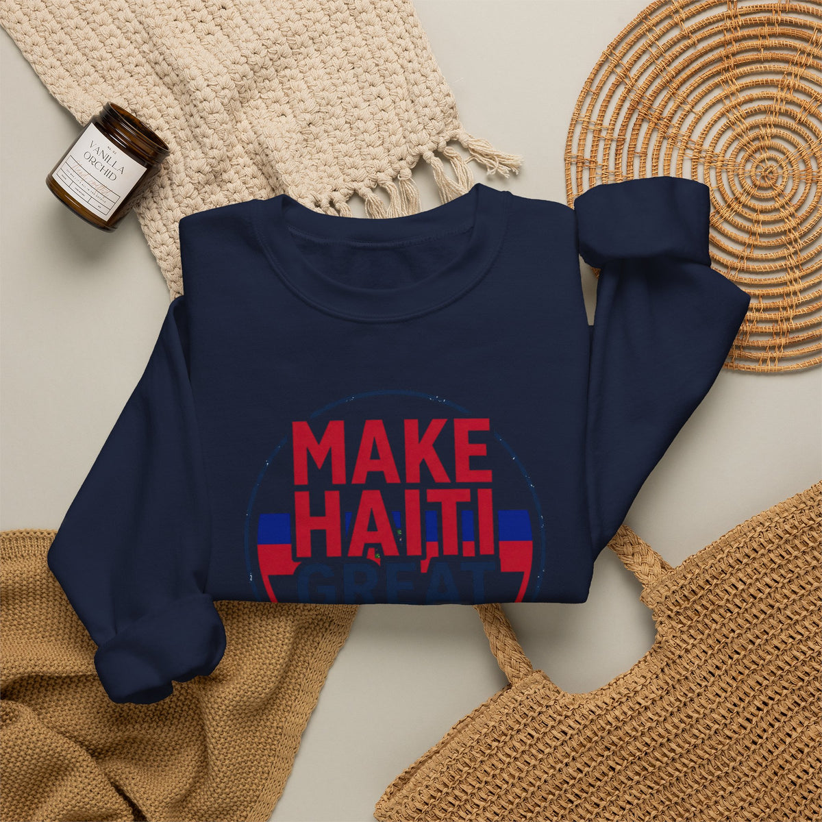Make Haiti Great Again Crewneck Sweatshirt