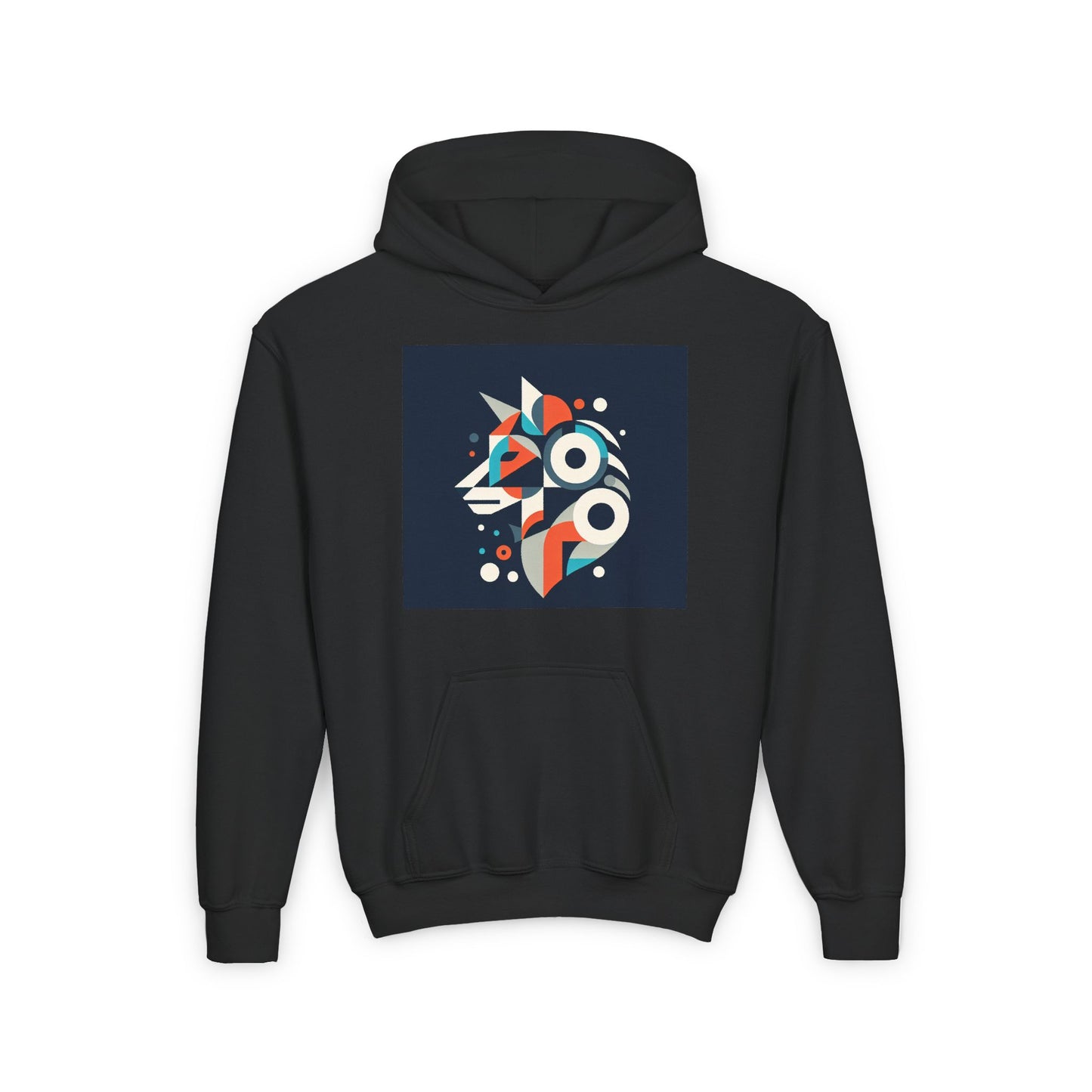 Youth Artistic Abstract Hoodie for Creative Minds