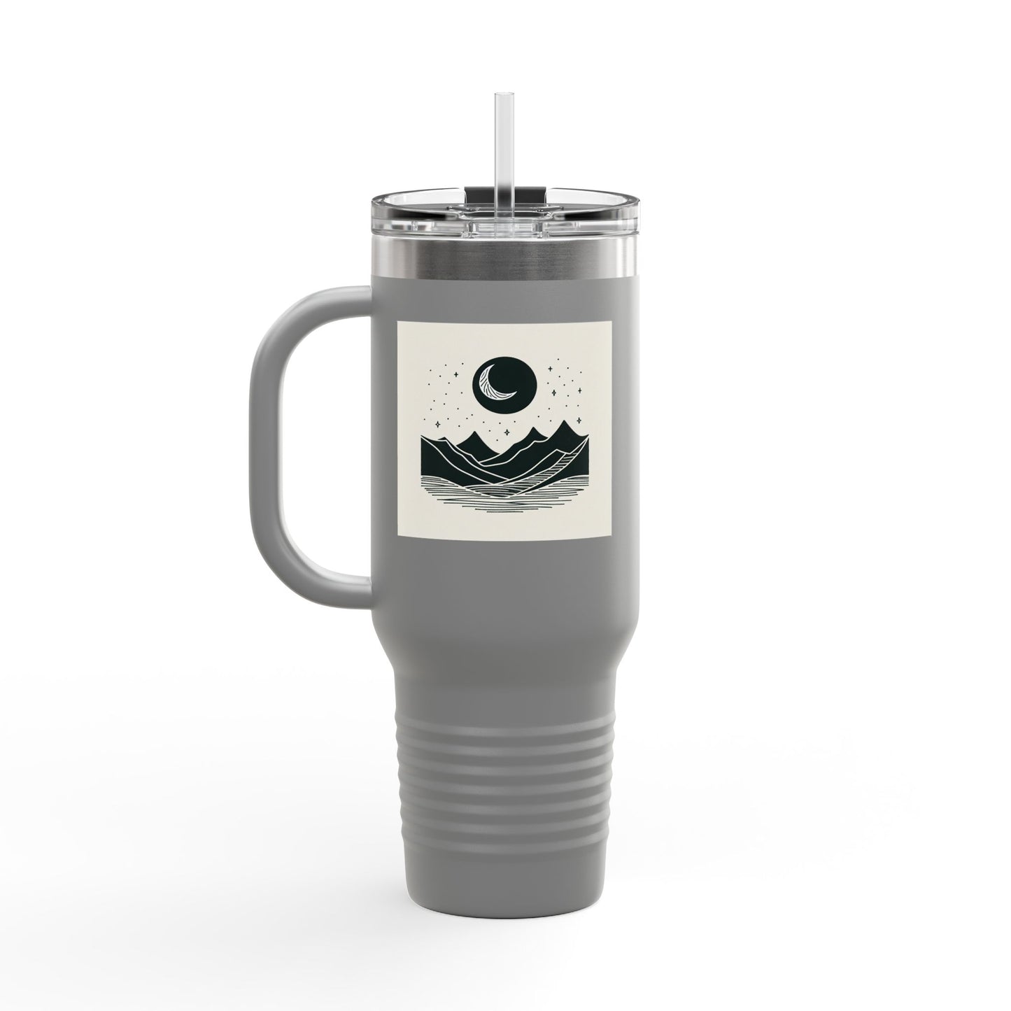 Adventure-Inspired Insulated Travel Mug - 40oz for Outdoor Enthusiasts