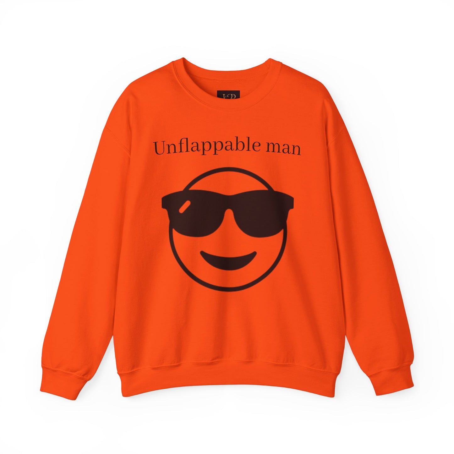 Unflappable Man Crewneck Sweatshirt - Cool & Comfortable Apparel