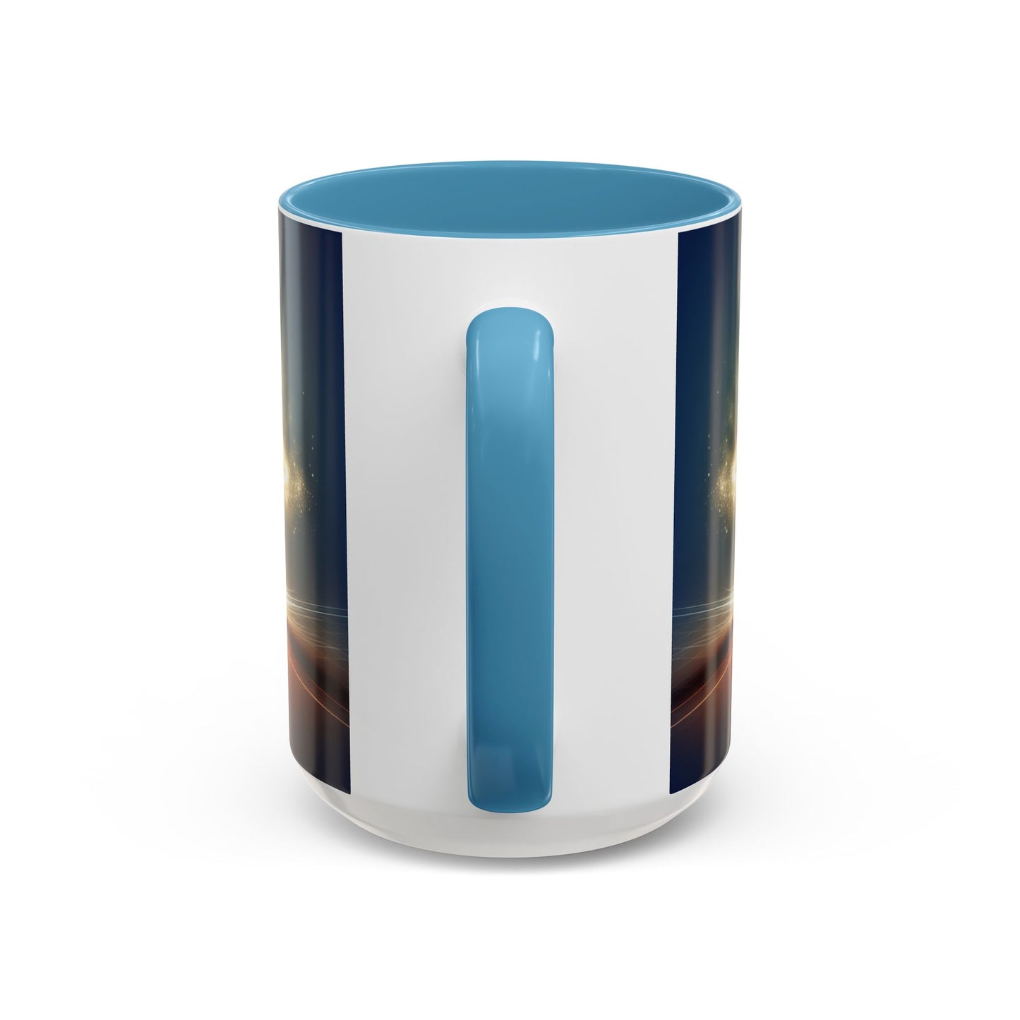 Stunning Accent Coffee Mug with Abstract Letter Design