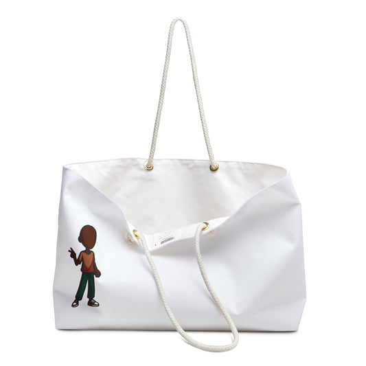 Minimalist Character Weekender Bag — Casual Travel Tote