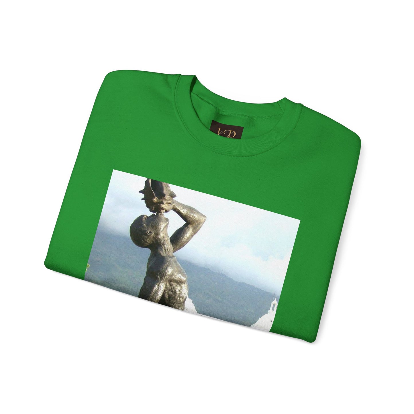 Artistic Unisex Crewneck Sweatshirt with Statue Design