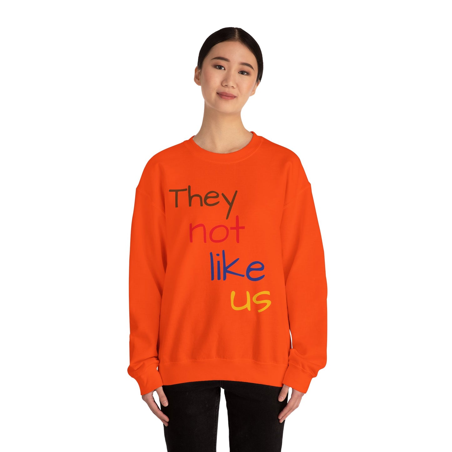 Unisex Crewneck Sweatshirt - ‘They Not Like Us’ Statement Apparel