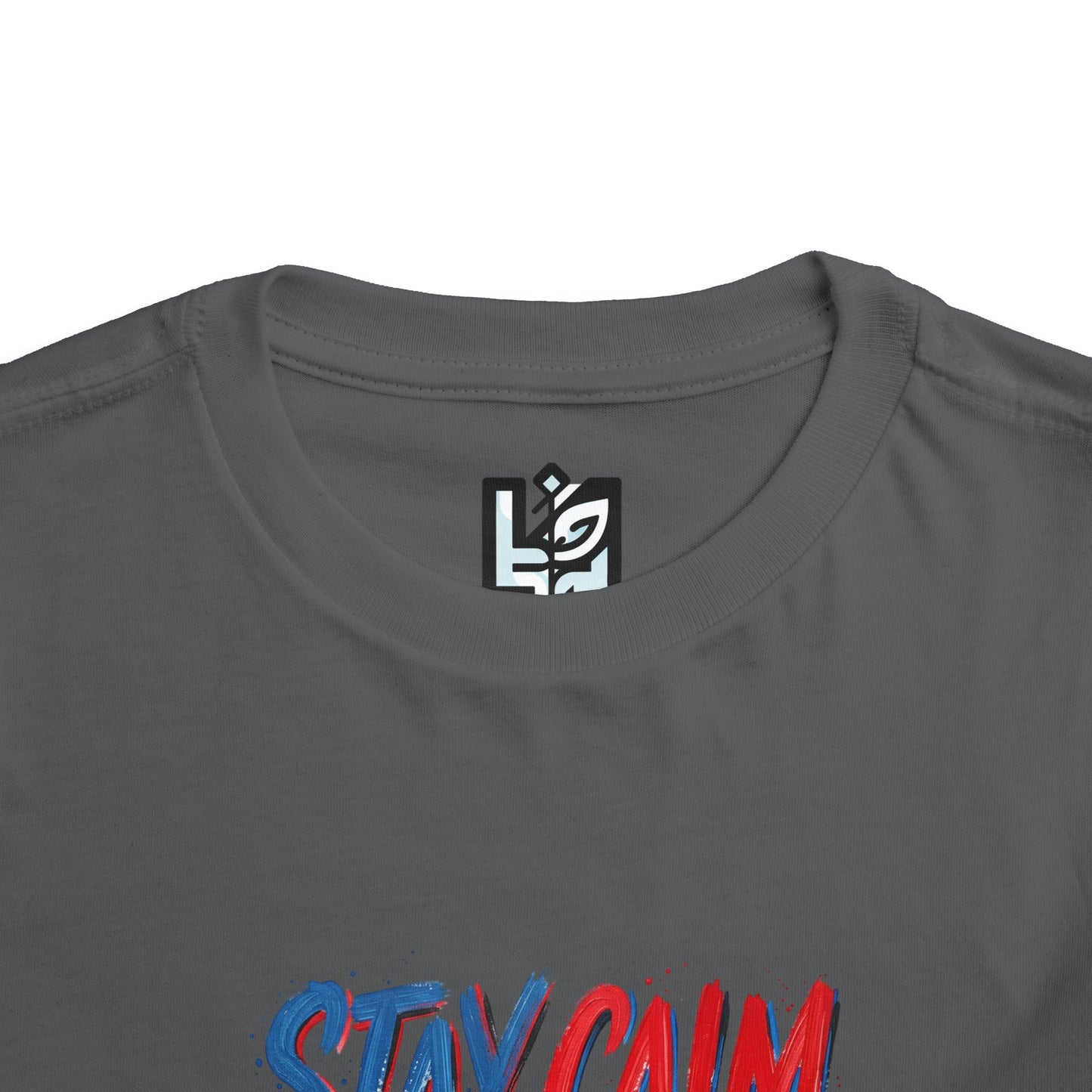 Toddler Tee — "Stay Calm, Stay Powerful" Graphic