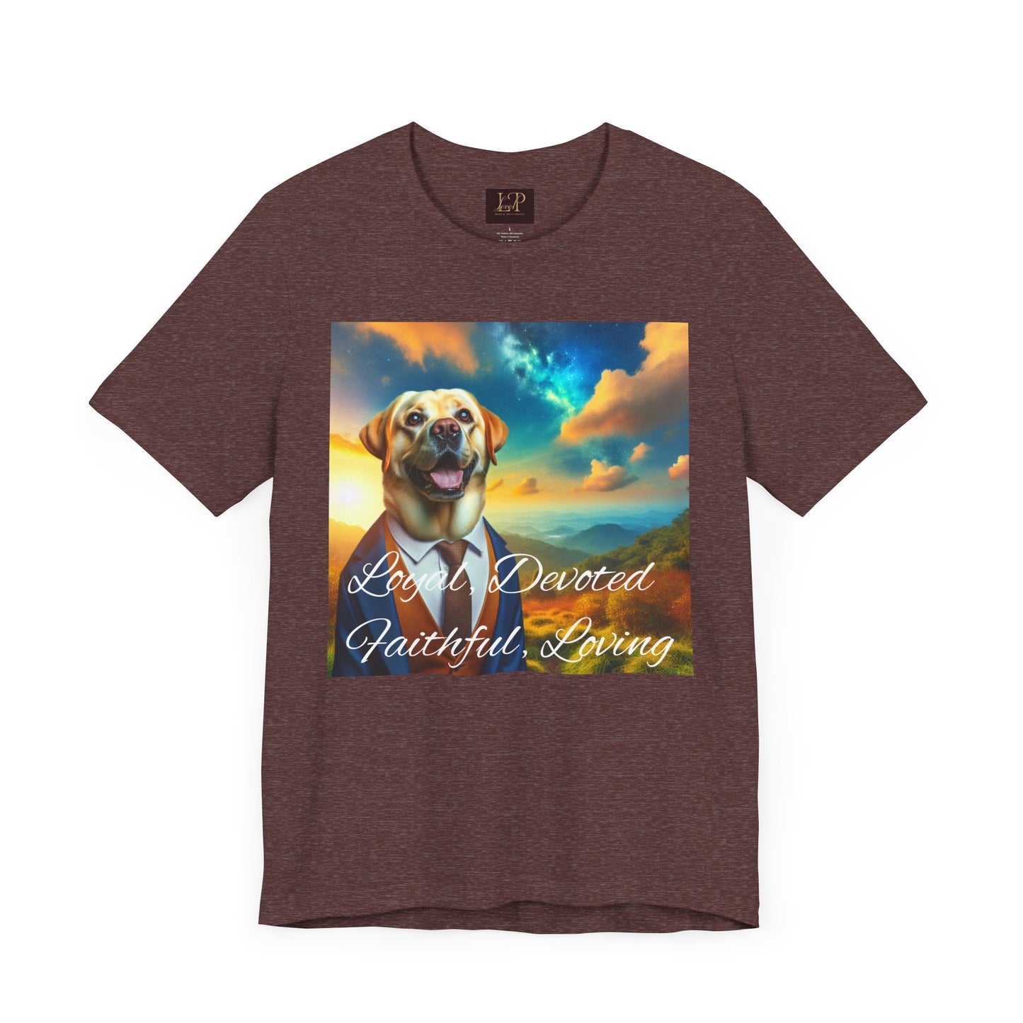 Labrador Love Unisex Jersey Tee - Devoted & Faithful Design