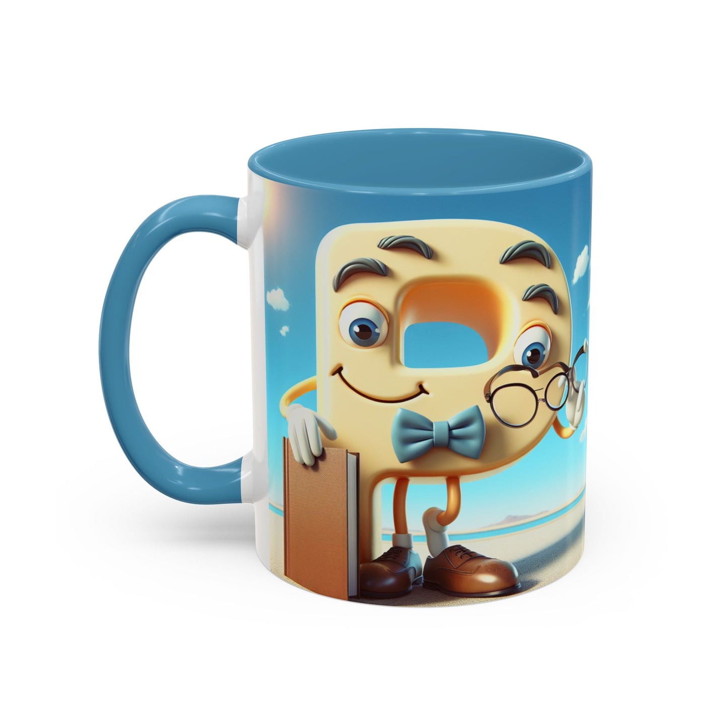 Cheerful Cartoon Character Accent Coffee Mug - Perfect for Gift Giving