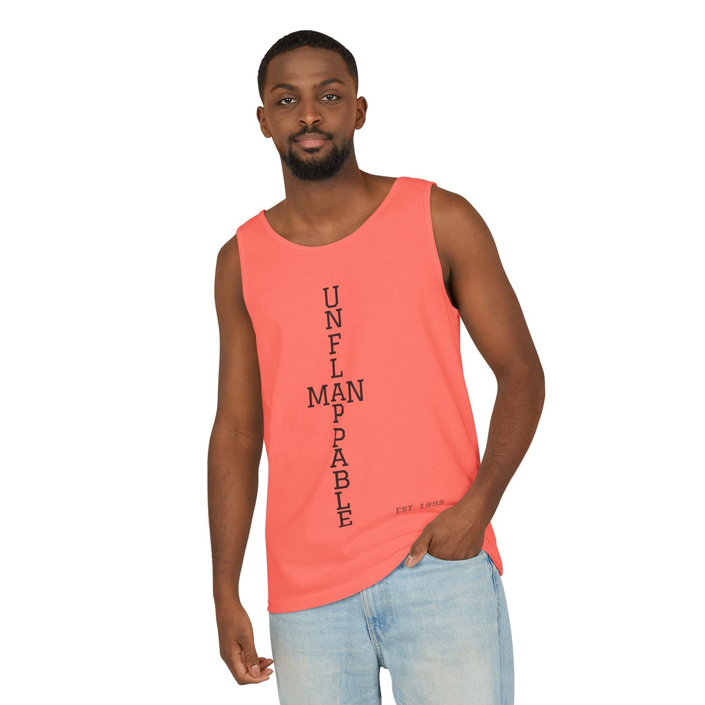 Unisex Inspirational Tank Top - Unflappable, Summer Apparel, Vacation Wear, Casual Gift, Fitness Gear