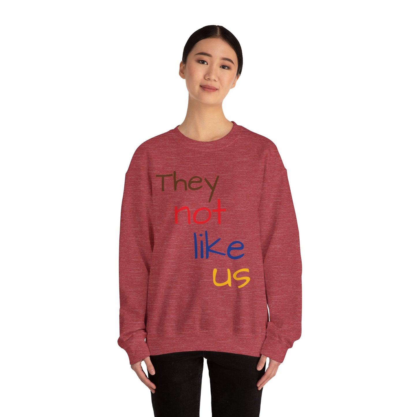 Unisex Crewneck Sweatshirt - ‘They Not Like Us’ Statement Apparel