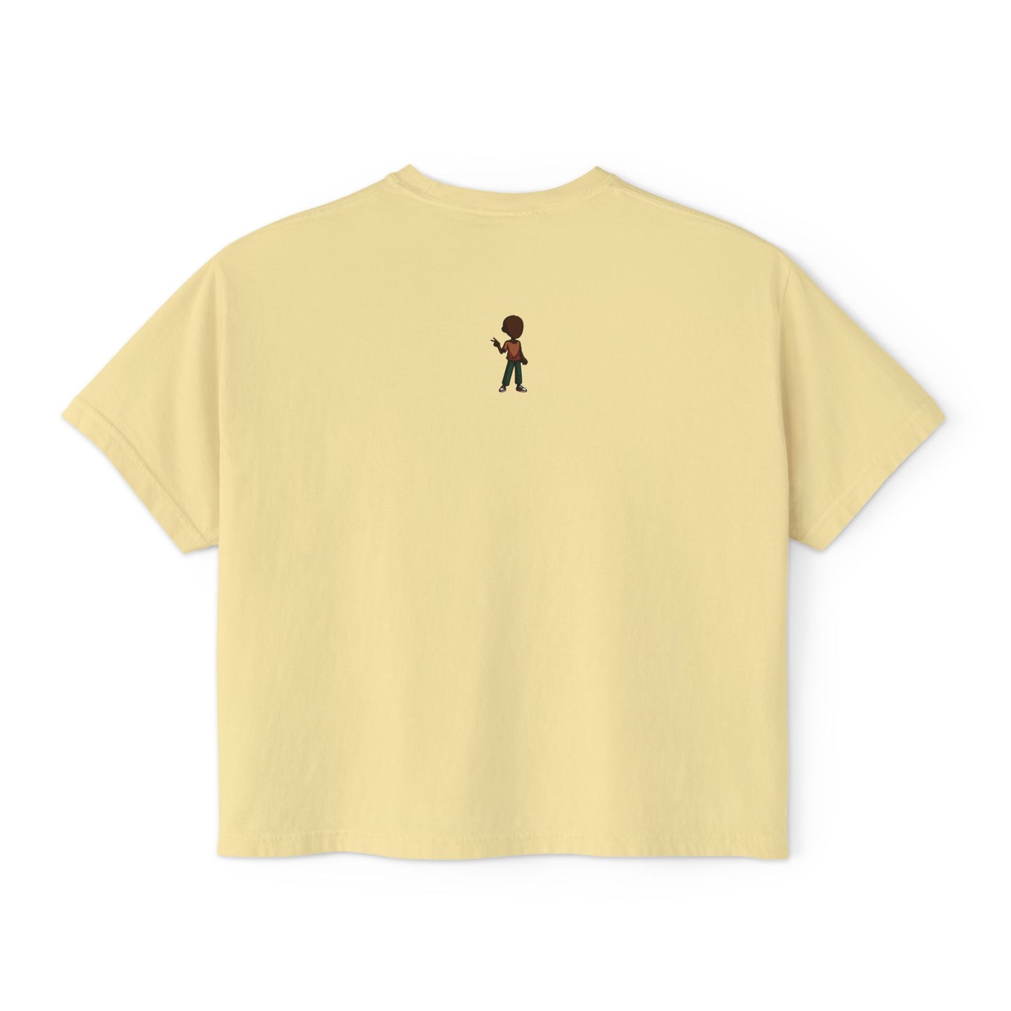 Only Good Vibes Boxy Tee — Women's Positive Graphic Crop T-Shirt
