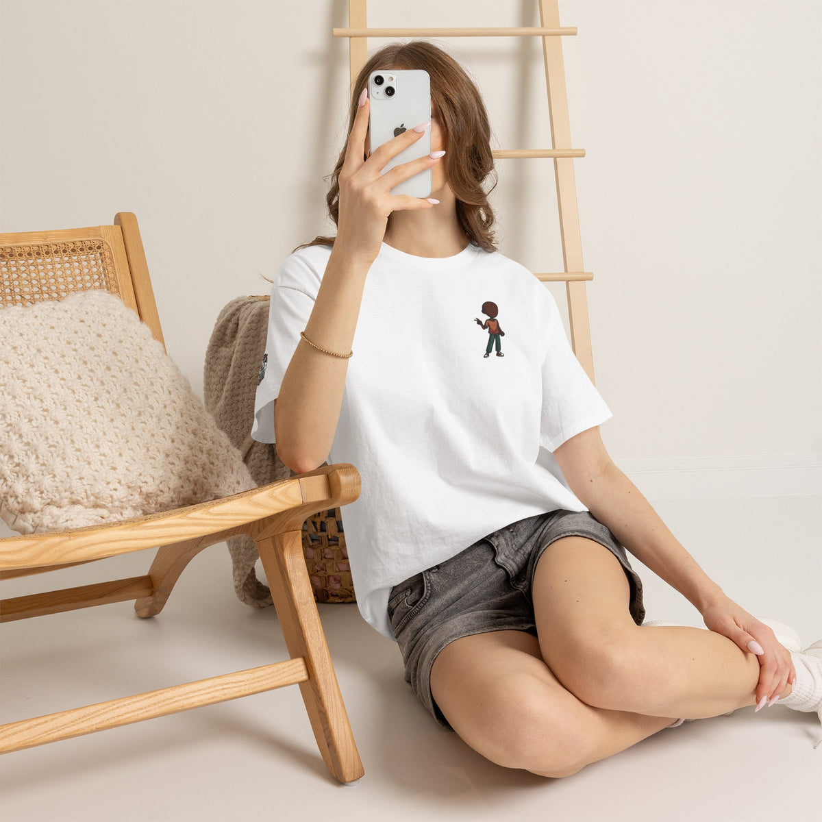 Mini Guitarist Tee — Cute Retro Kid Playing Guitar Graphic T-Shirt