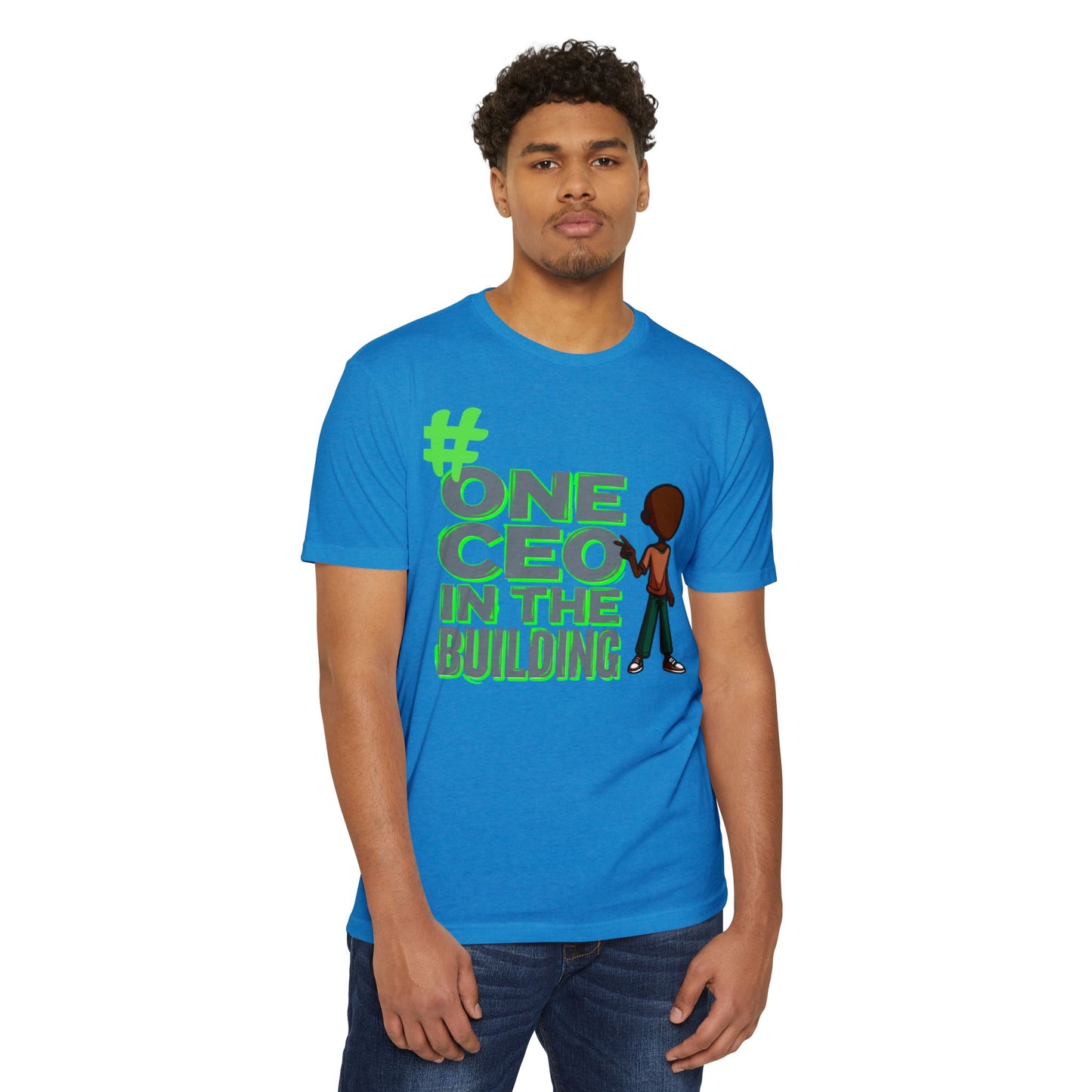 #One CEO In The Building Graphic T-Shirt — Kid/Youth Entrepreneur Tee