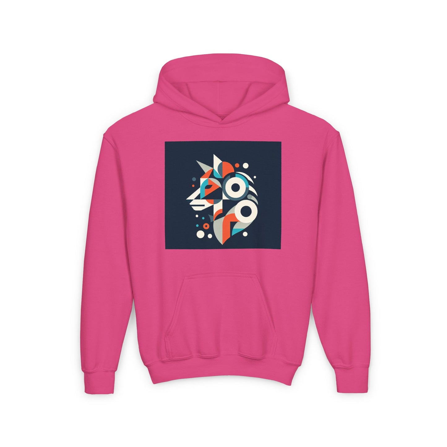 Youth Artistic Abstract Hoodie for Creative Minds