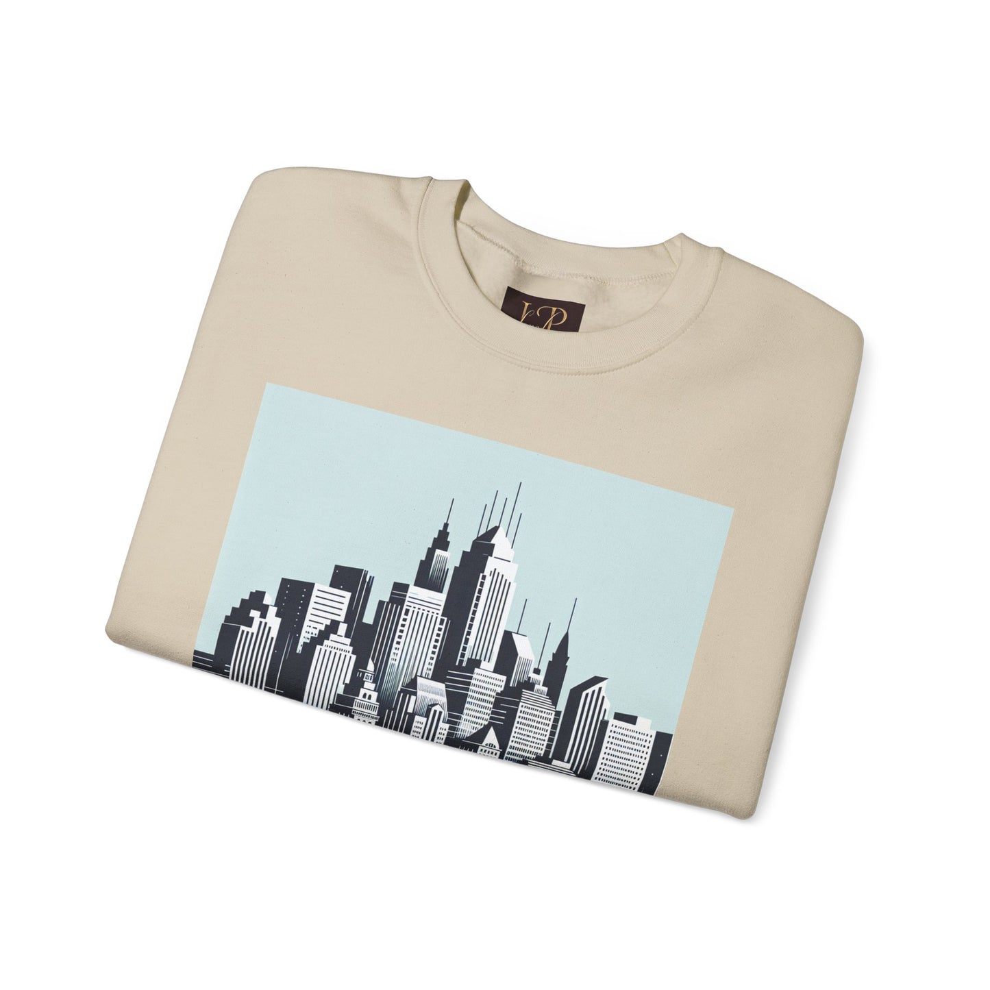 Cityscape Unisex Heavy Blend™ Crewneck Sweatshirt - Cozy Urban Vibes