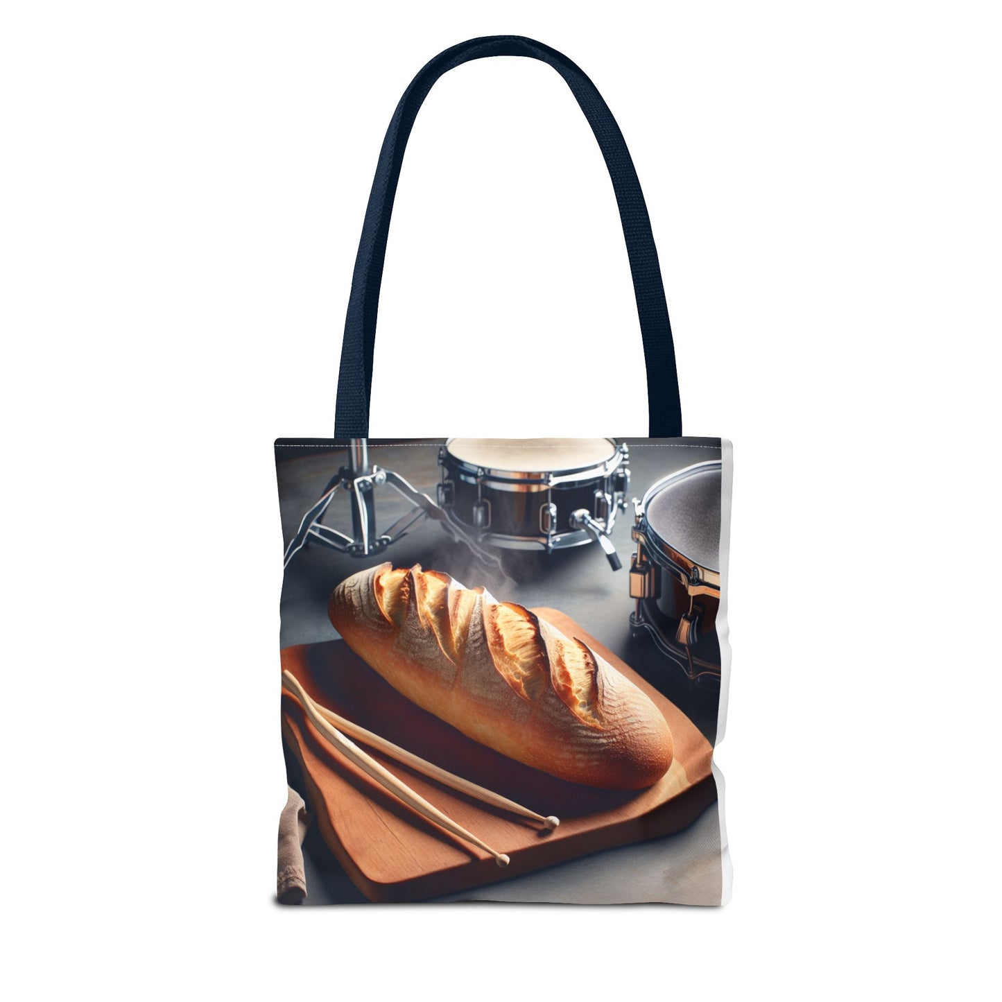 Bread & Drums Tote Bag – Perfect for Food Lovers & Musicians